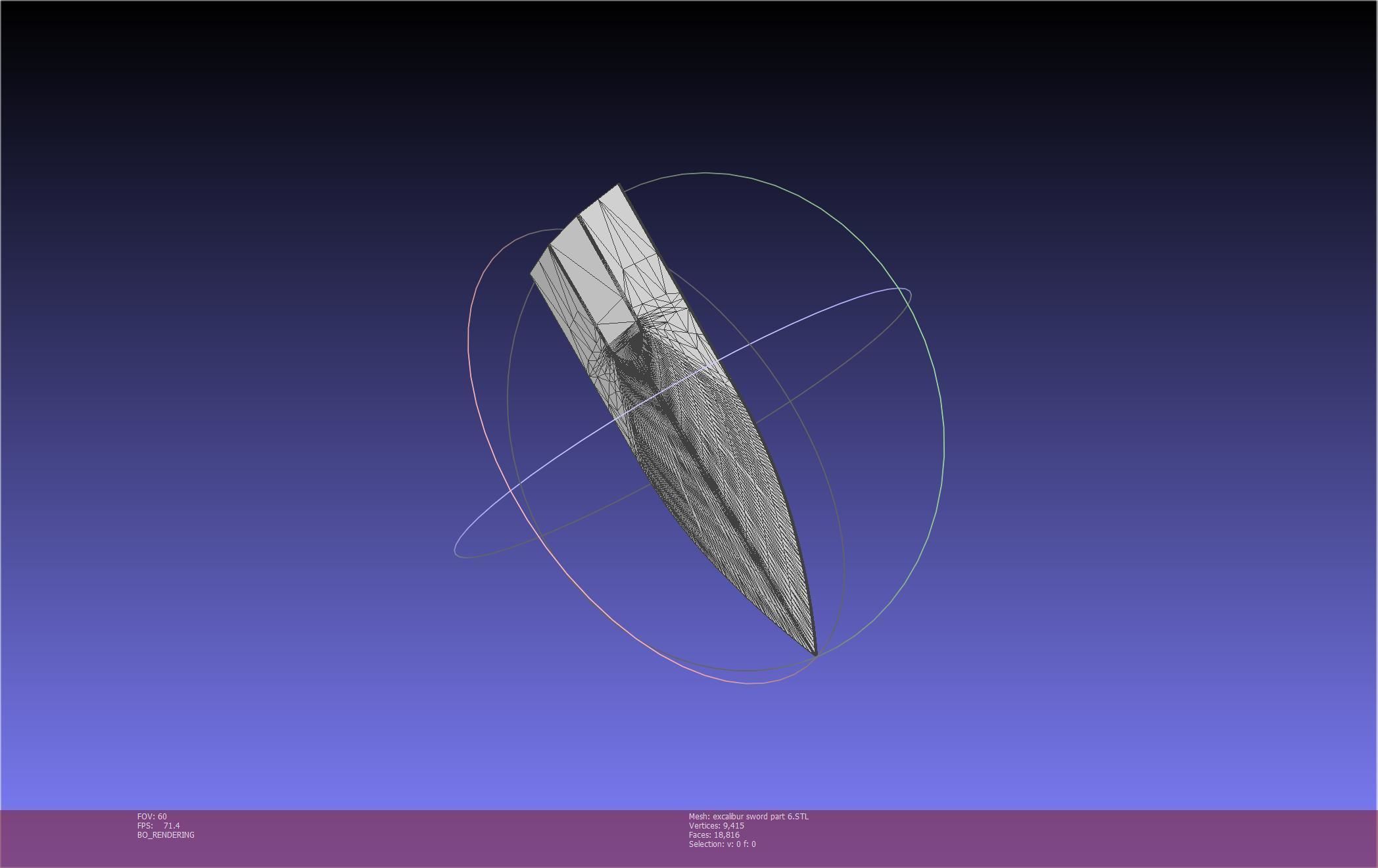 Fate Saber Excalibur Sword Printable Assembly 3D print model_138