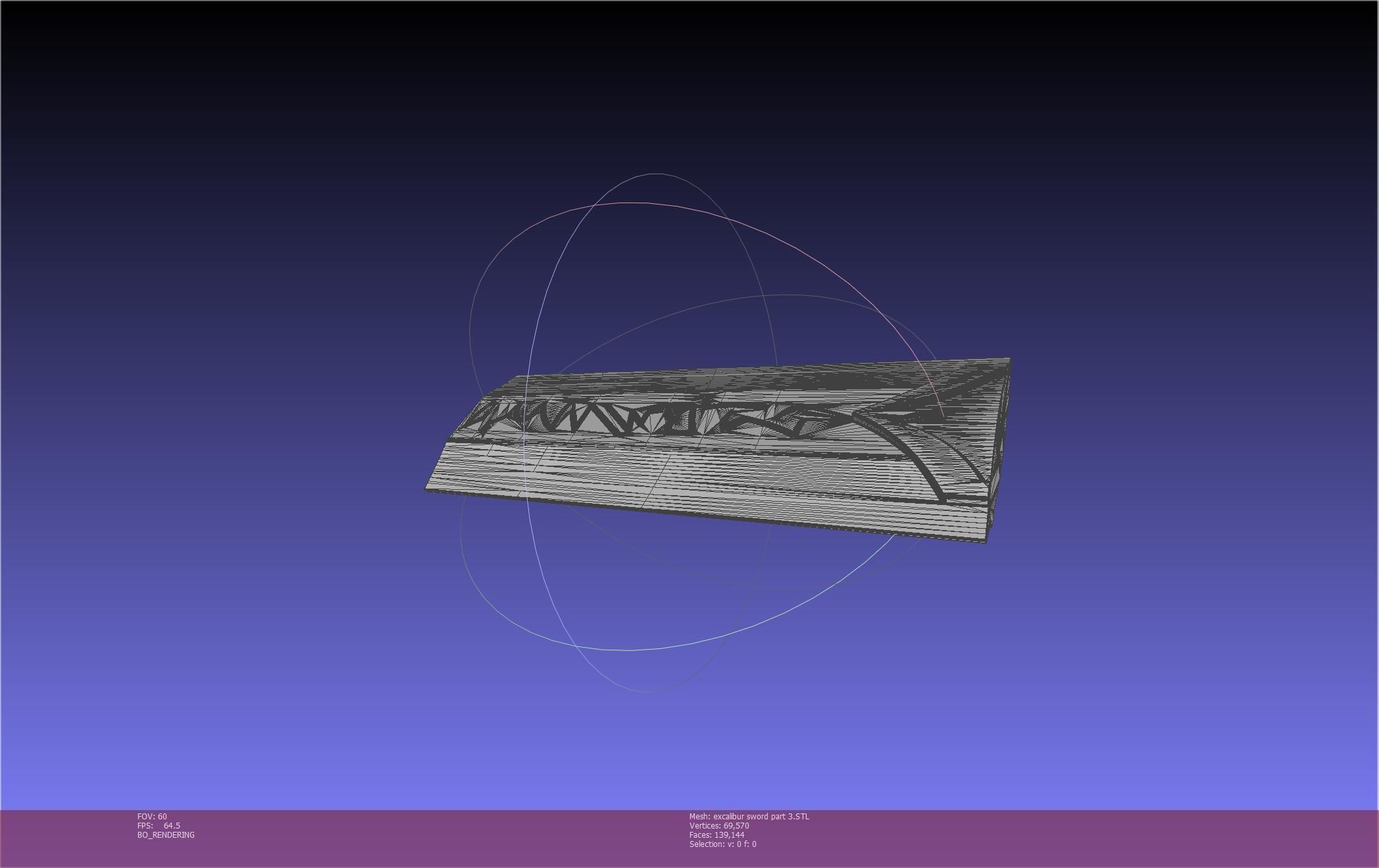 Fate Saber Excalibur Sword Printable Assembly 3D print model_136