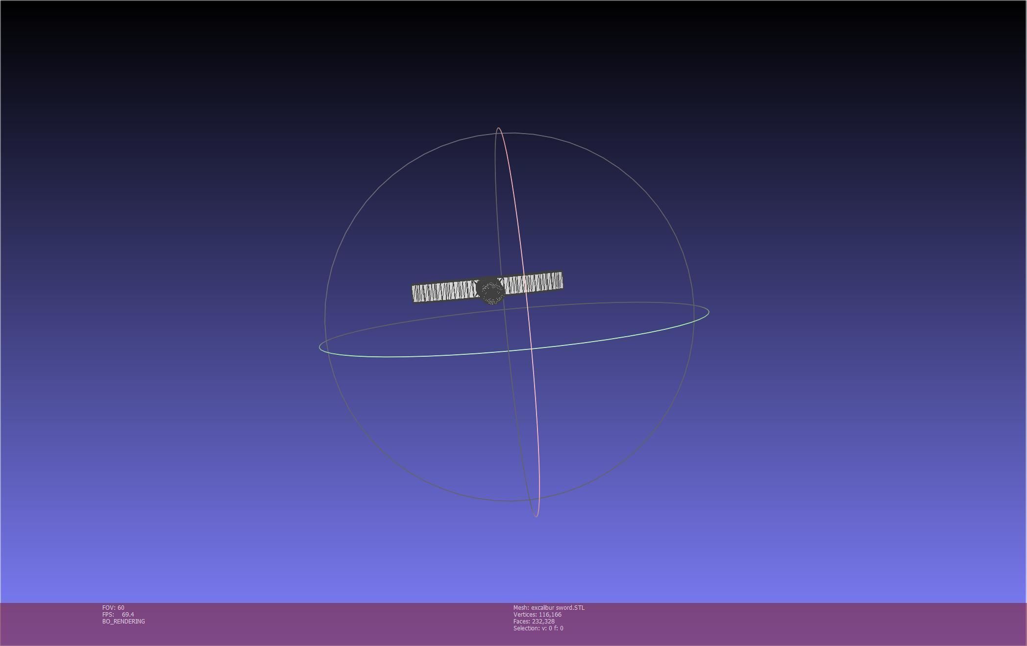 Fate Saber Excalibur Sword Printable Assembly 3D print model_108