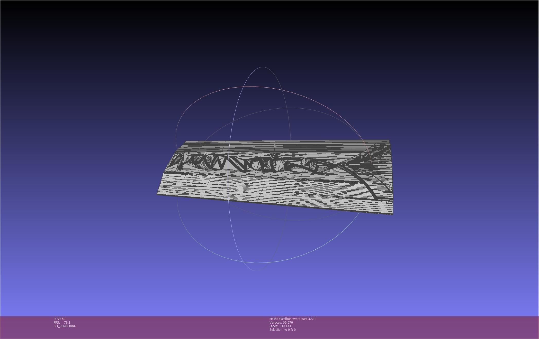 Fate Saber Excalibur Sword Printable Assembly 3D print model_135