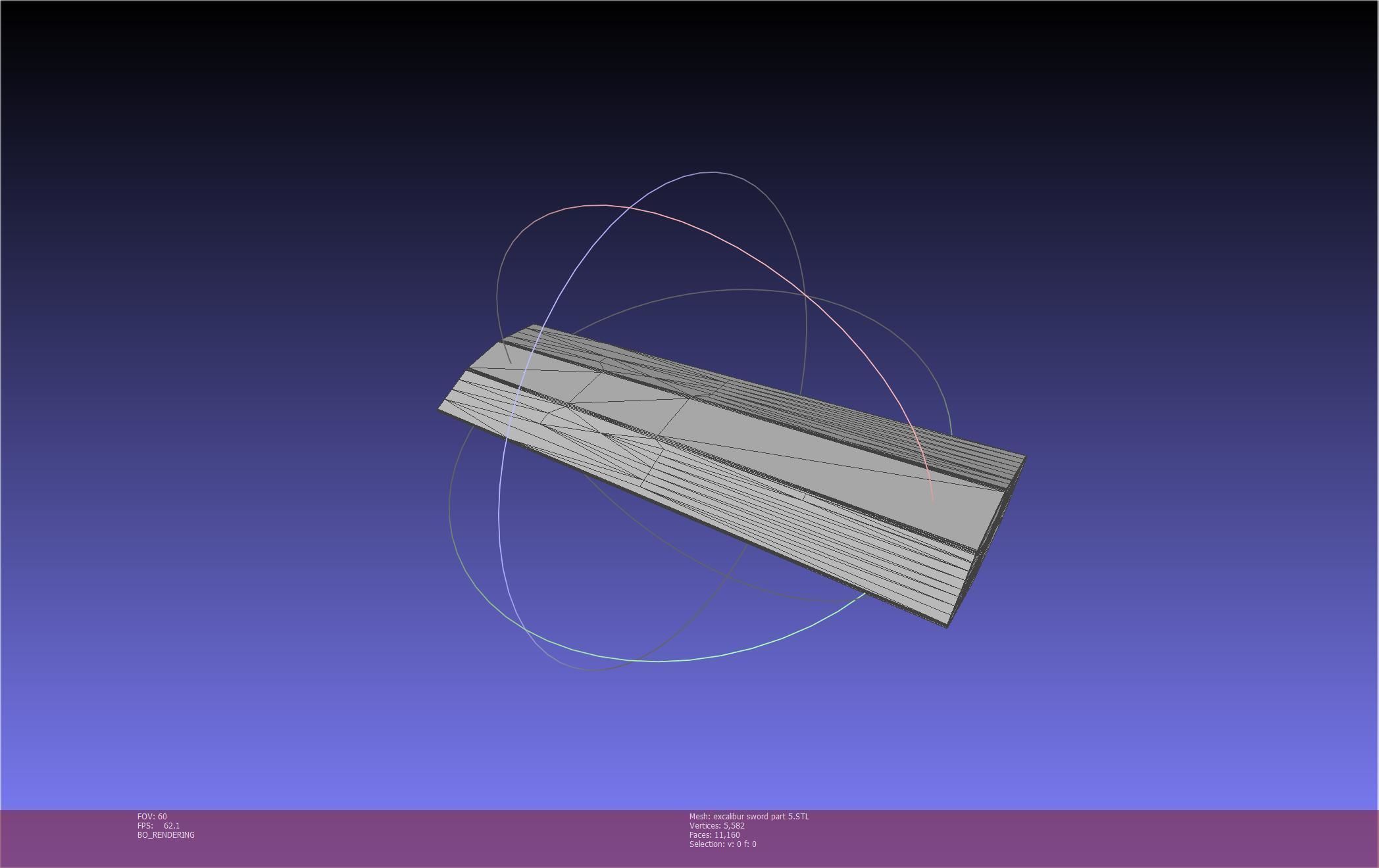 Fate Saber Excalibur Sword Printable Assembly 3D print model_133