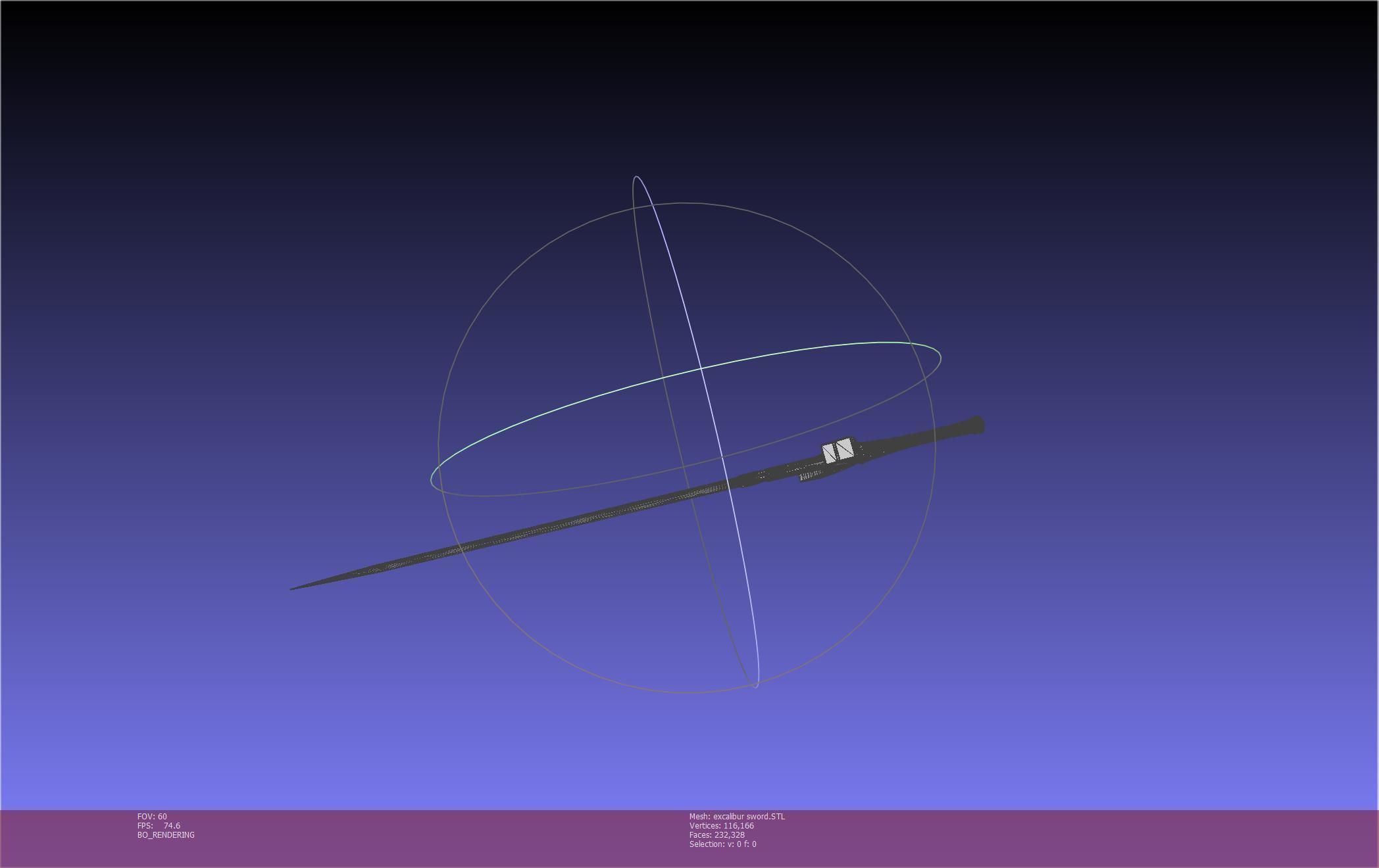 Fate Saber Excalibur Sword Printable Assembly 3D print model_102