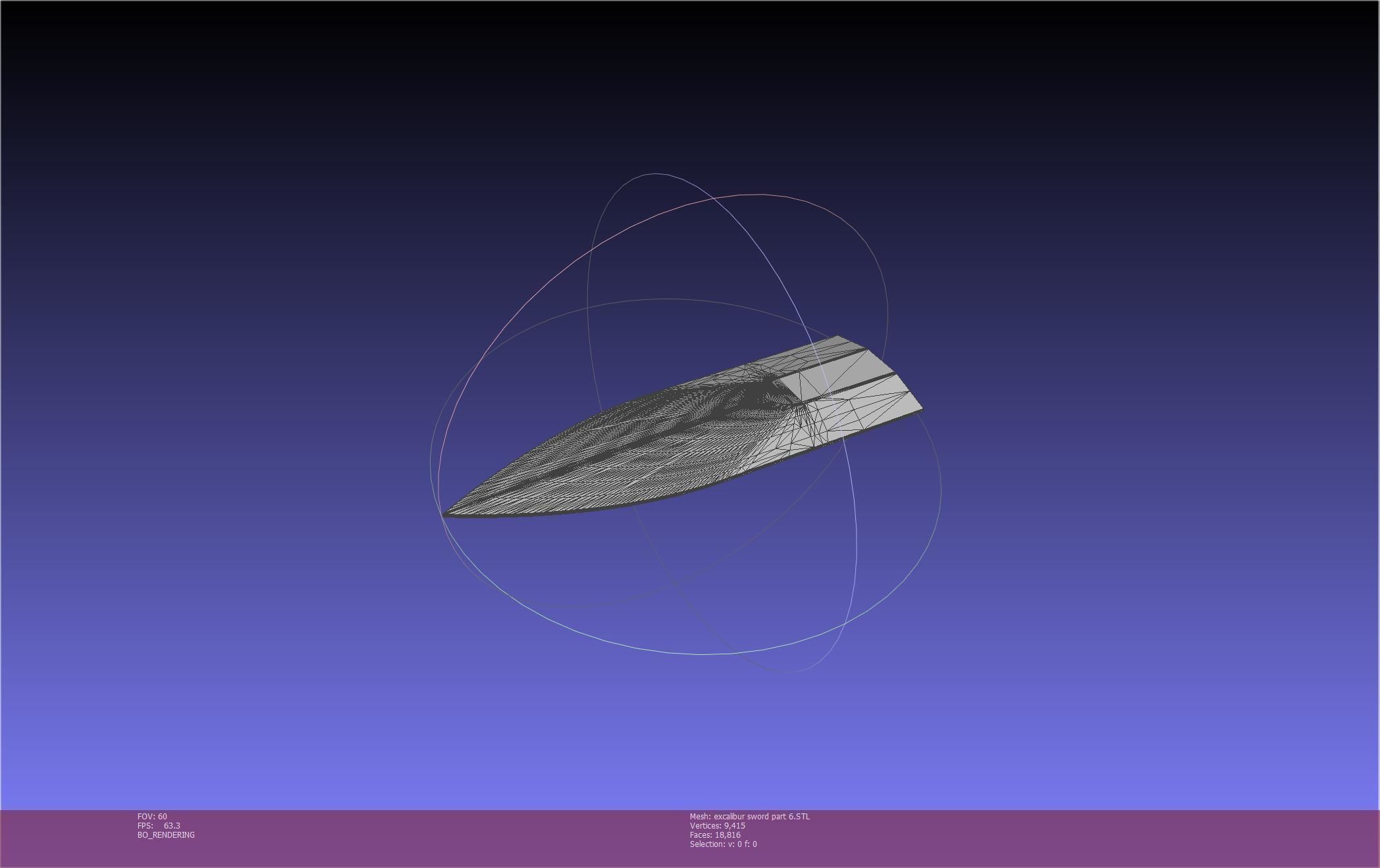 Fate Saber Excalibur Sword Printable Assembly 3D print model_143