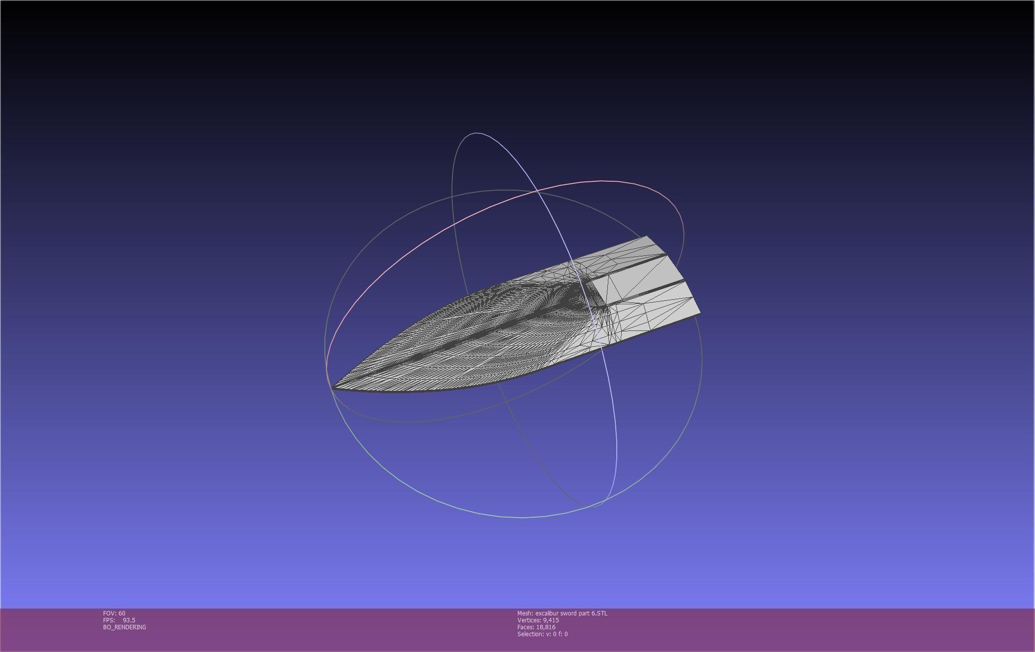 Fate Saber Excalibur Sword Printable Assembly 3D print model_139