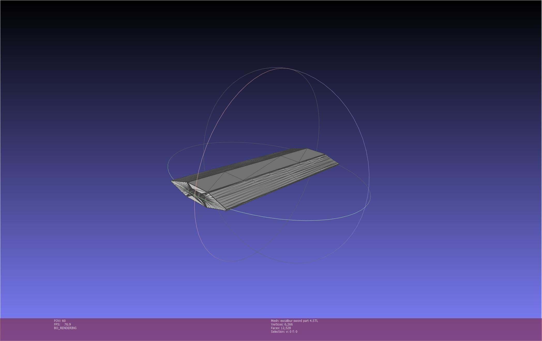 Fate Saber Excalibur Sword Printable Assembly 3D print model_130