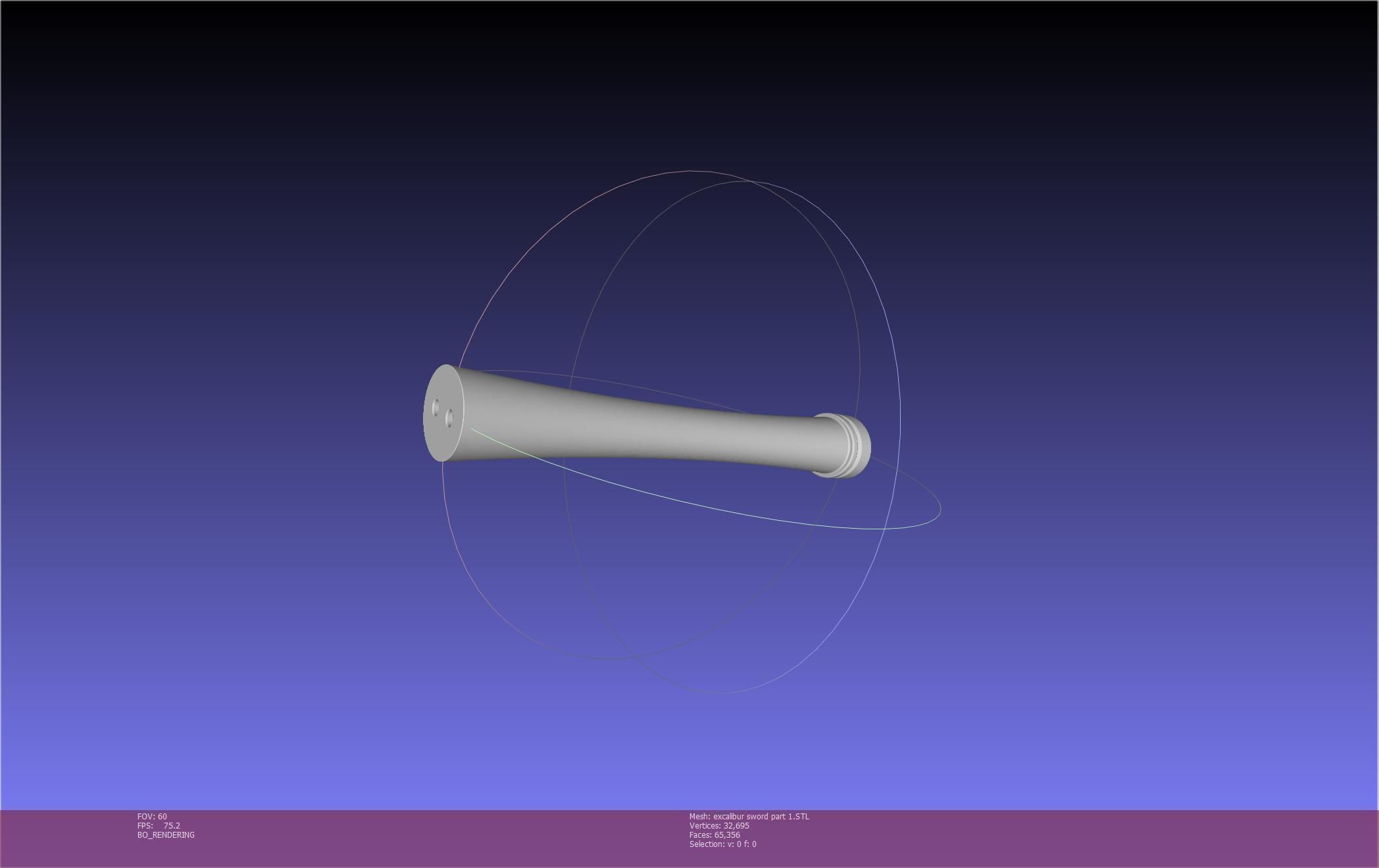 Fate Saber Excalibur Sword Printable Assembly 3D print model_119