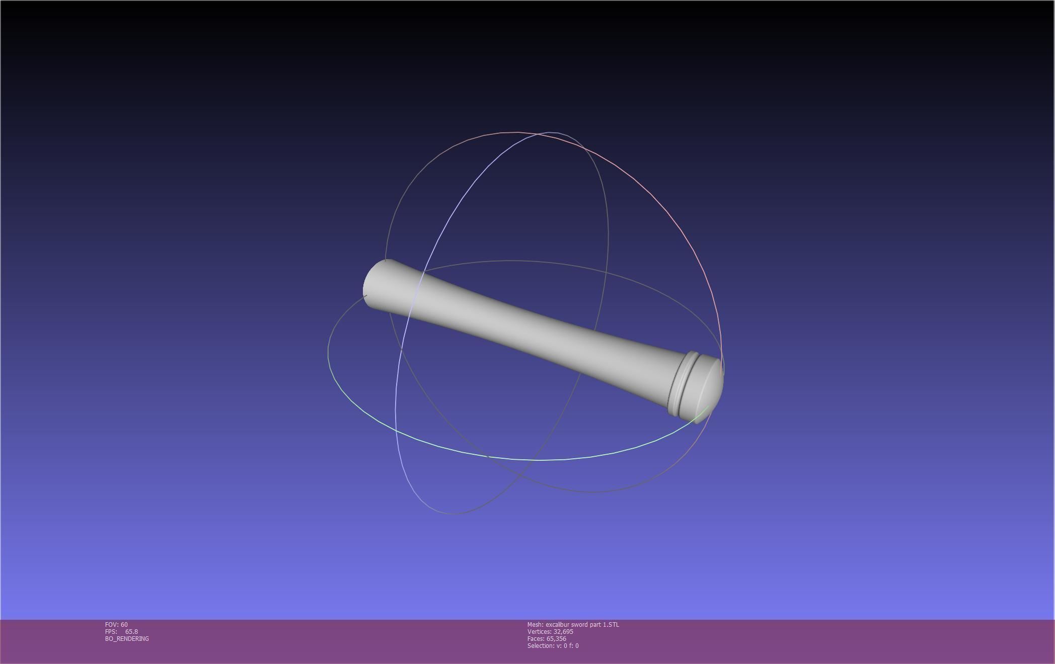 Fate Saber Excalibur Sword Printable Assembly 3D print model_126