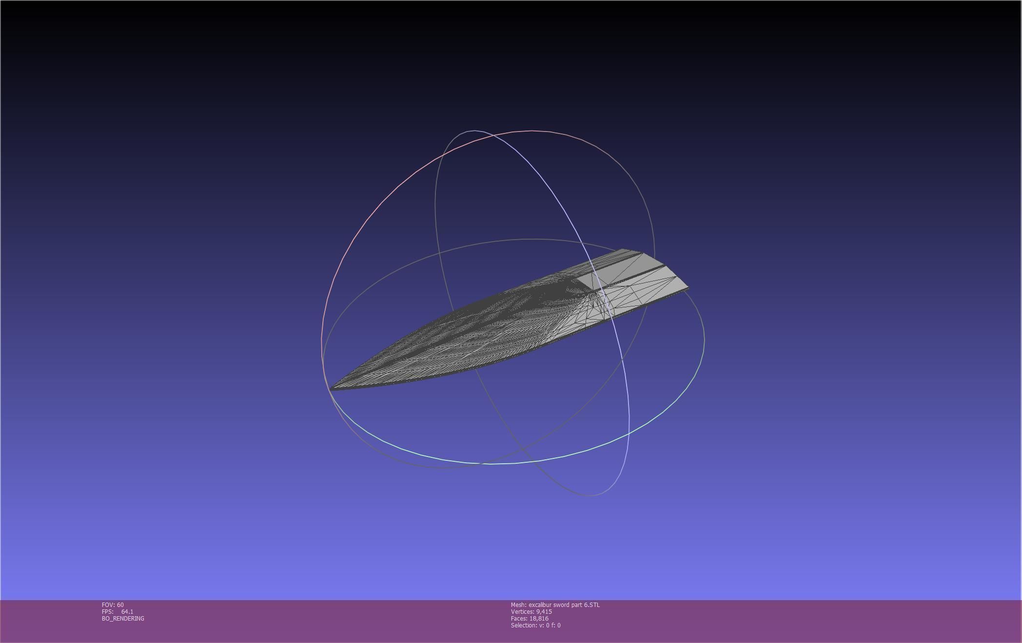 Fate Saber Excalibur Sword Printable Assembly 3D print model_141