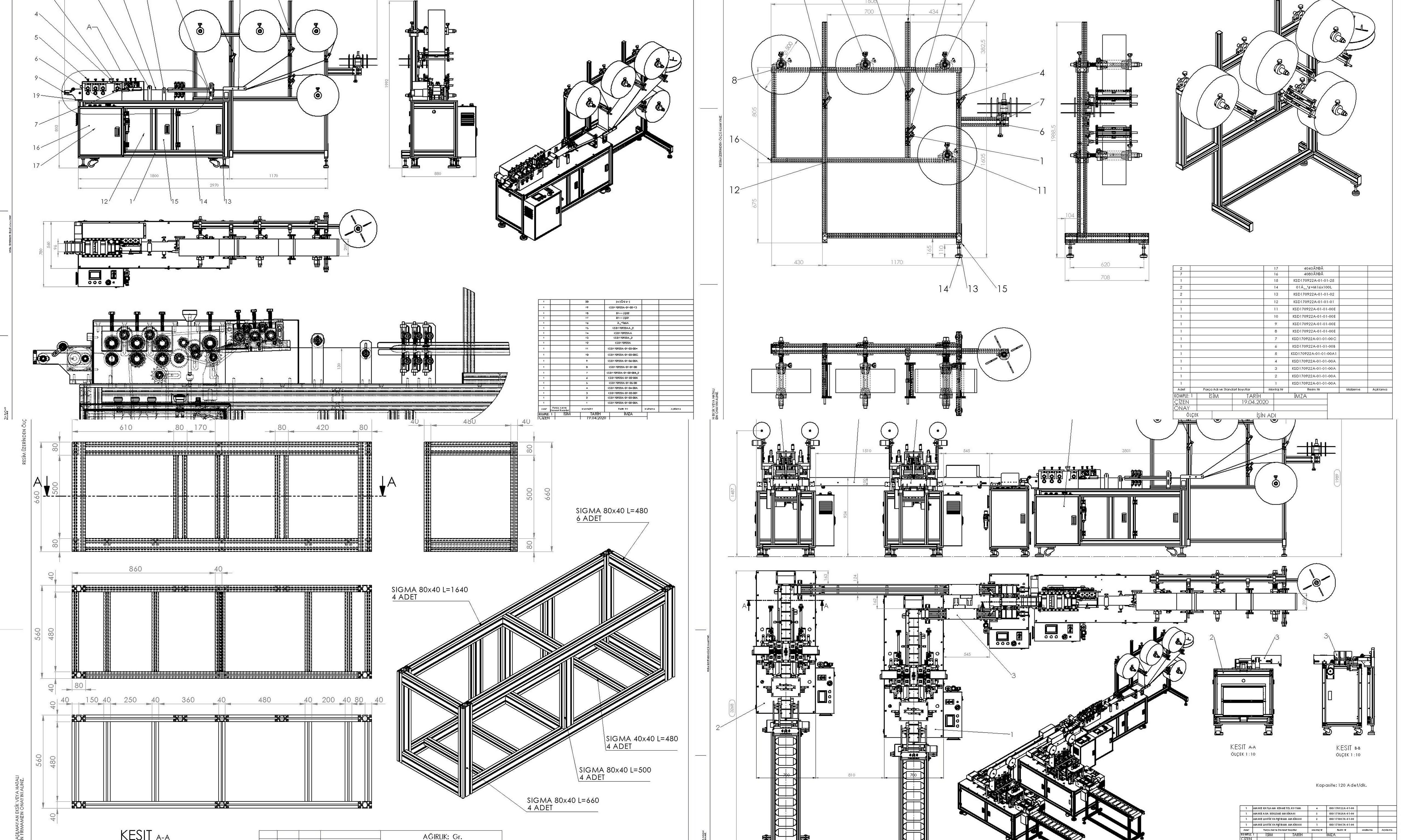 fully automatic - face mask machine 8 3D model_4