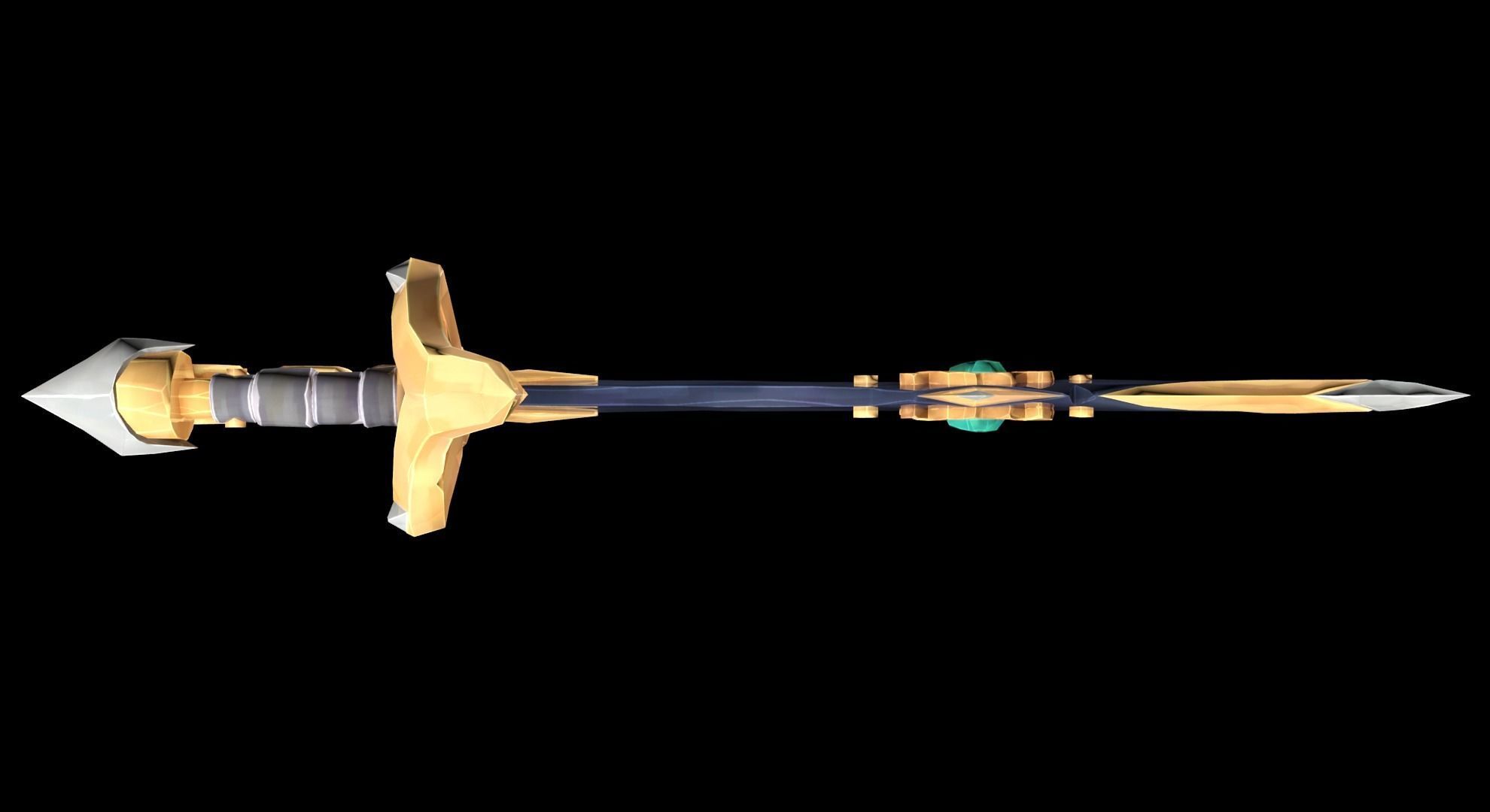 Sea of Thieves - Legendary Cutlass 3D Model 3D model_2