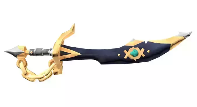 Sea of Thieves - Legendary Cutlass 3D Model