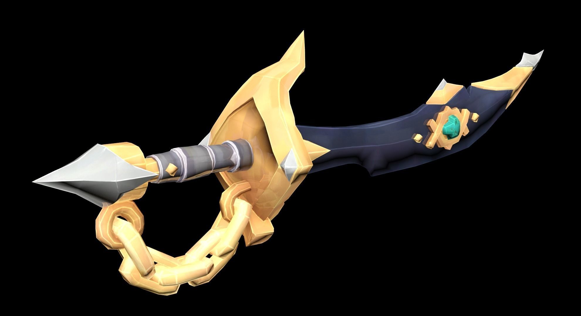 Sea of Thieves - Legendary Cutlass 3D Model 3D model_3