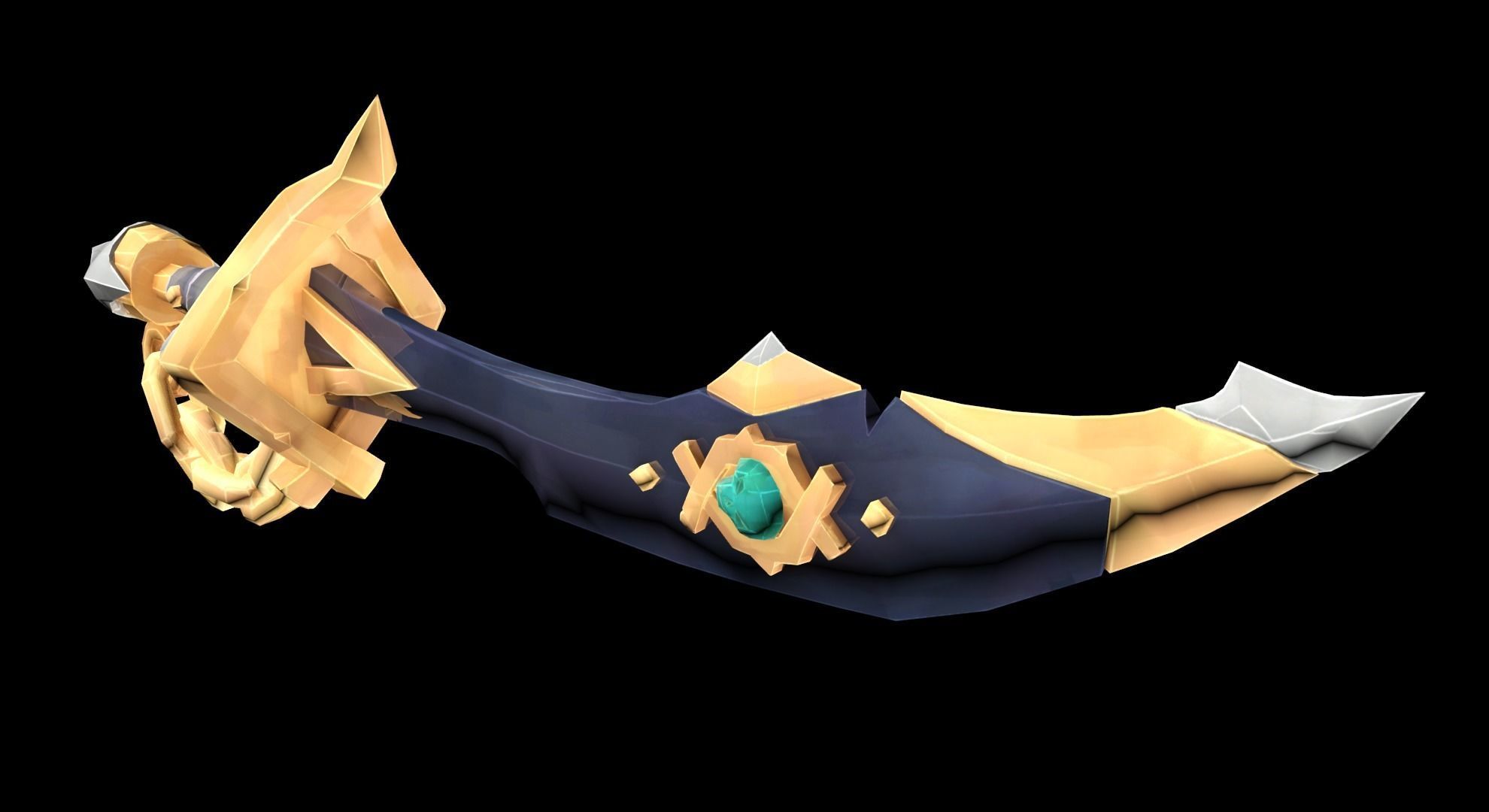 Sea of Thieves - Legendary Cutlass 3D Model 3D model_1