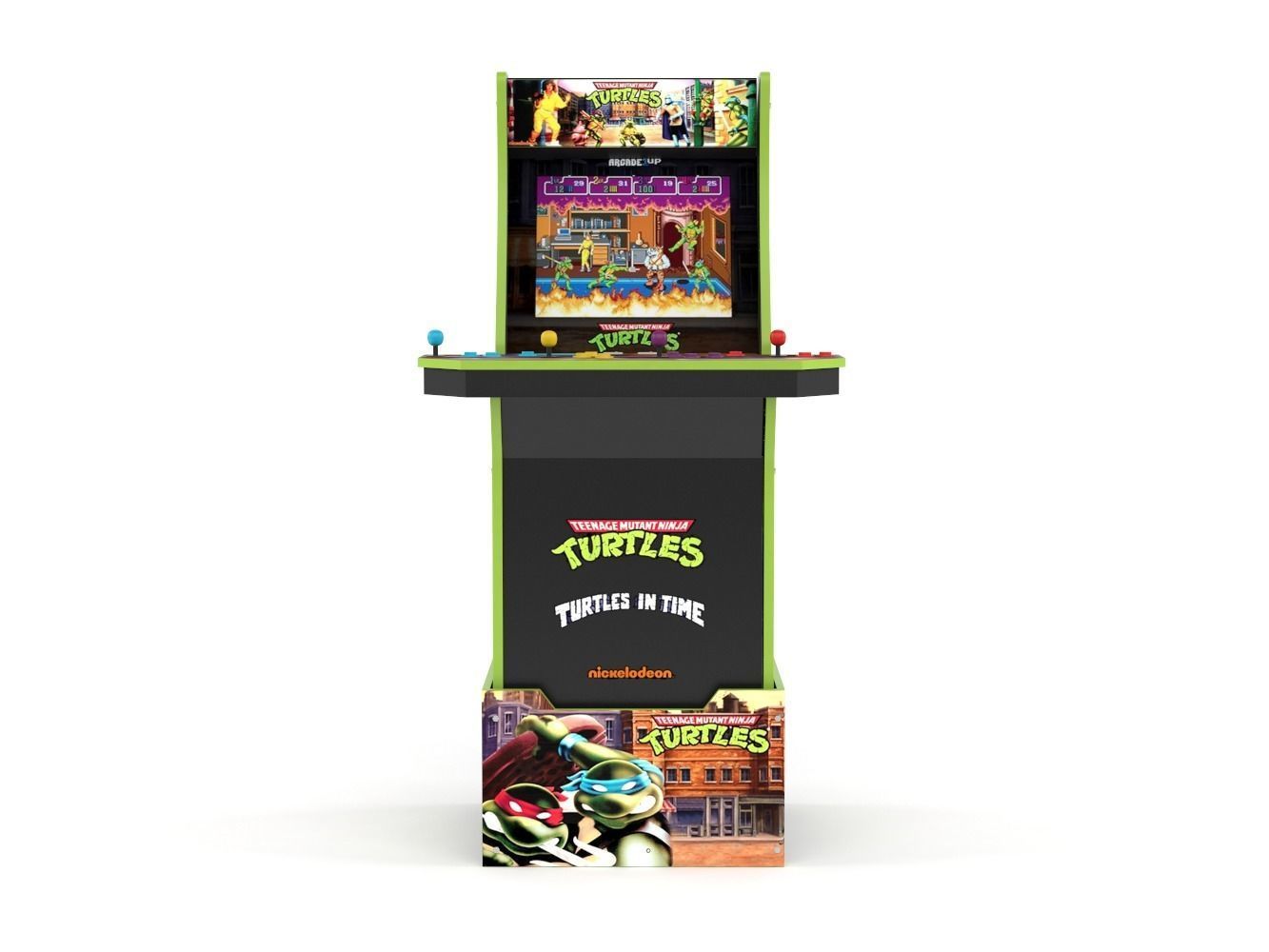 Teenage mutant hero turtles arcade machine