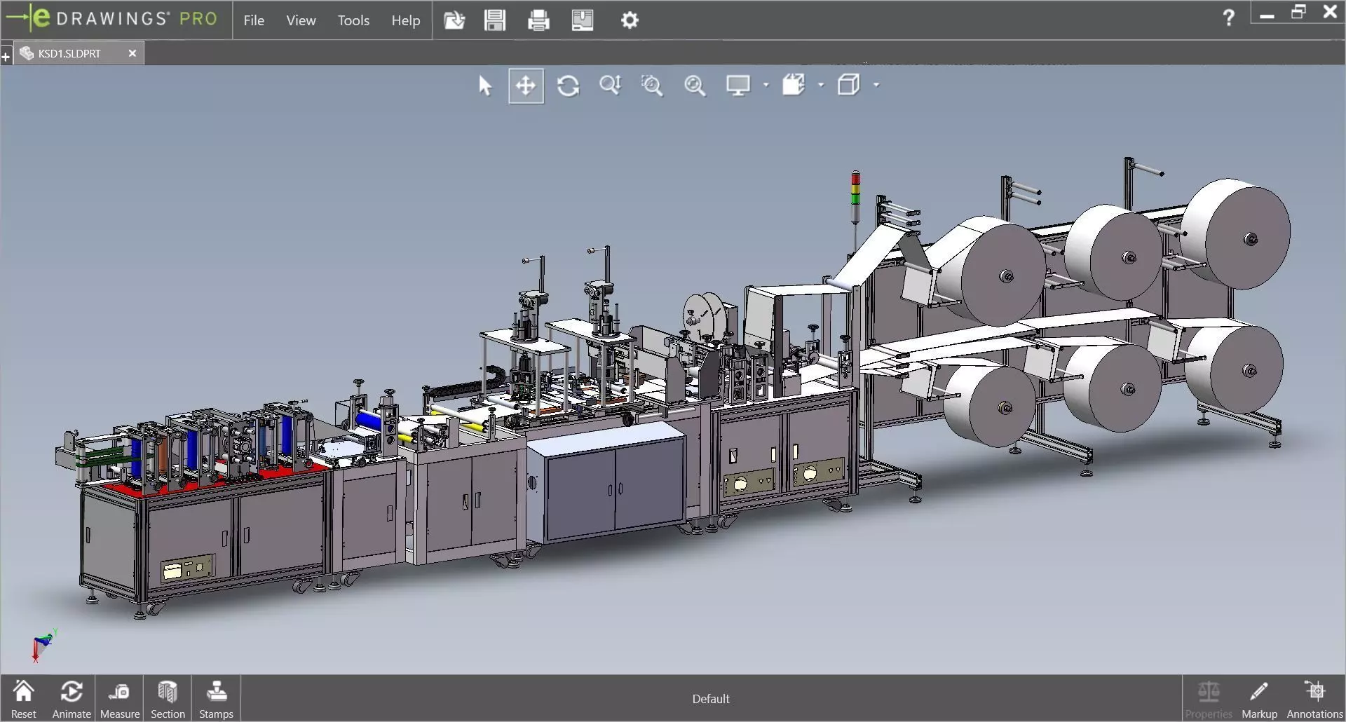 fully automatic -face mask machine 9 3D model_0