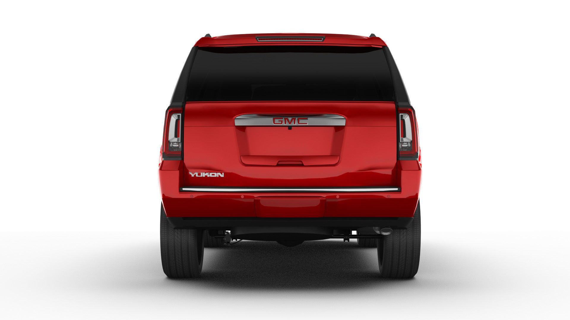 GMC Yukon SUV 2018 Low-poly 3D model_3