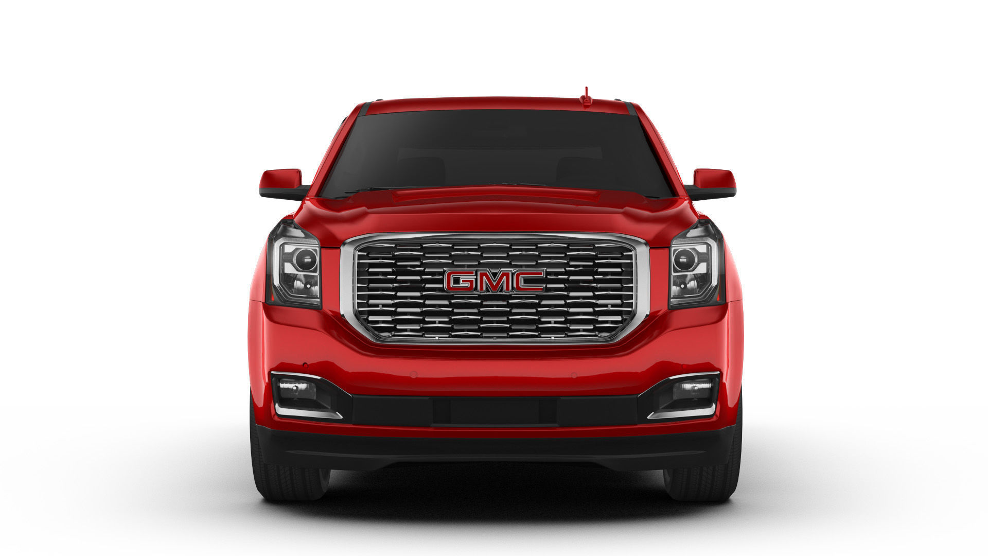 GMC Yukon SUV 2018 Low-poly 3D model_1