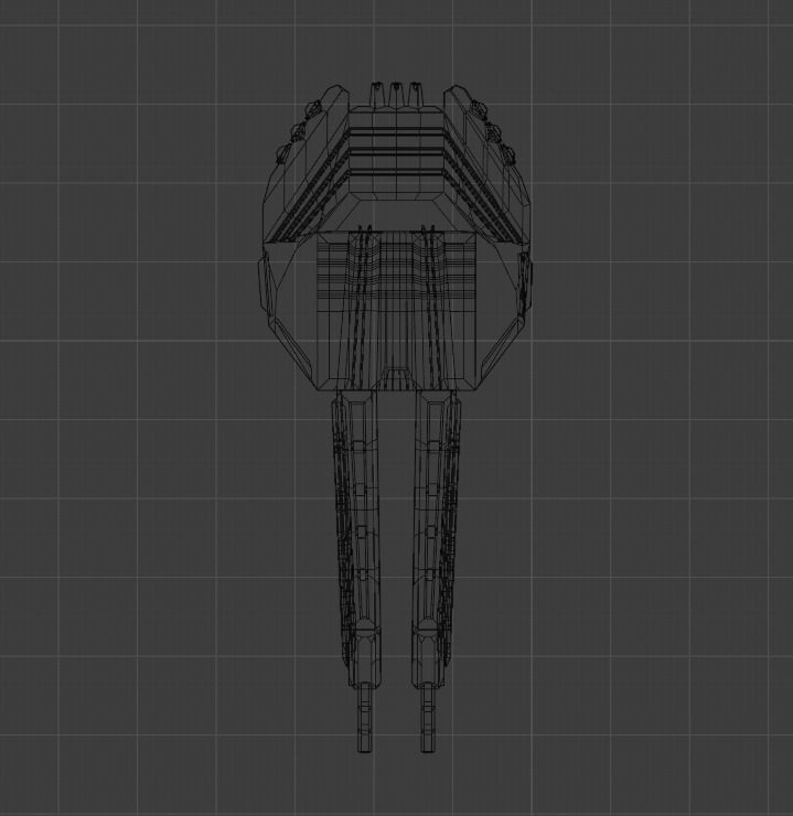 Super turret  Low-poly 3D model_7