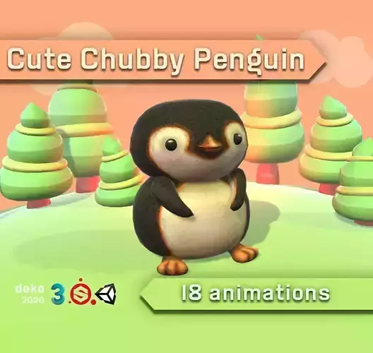 Cute Chubby Penguin