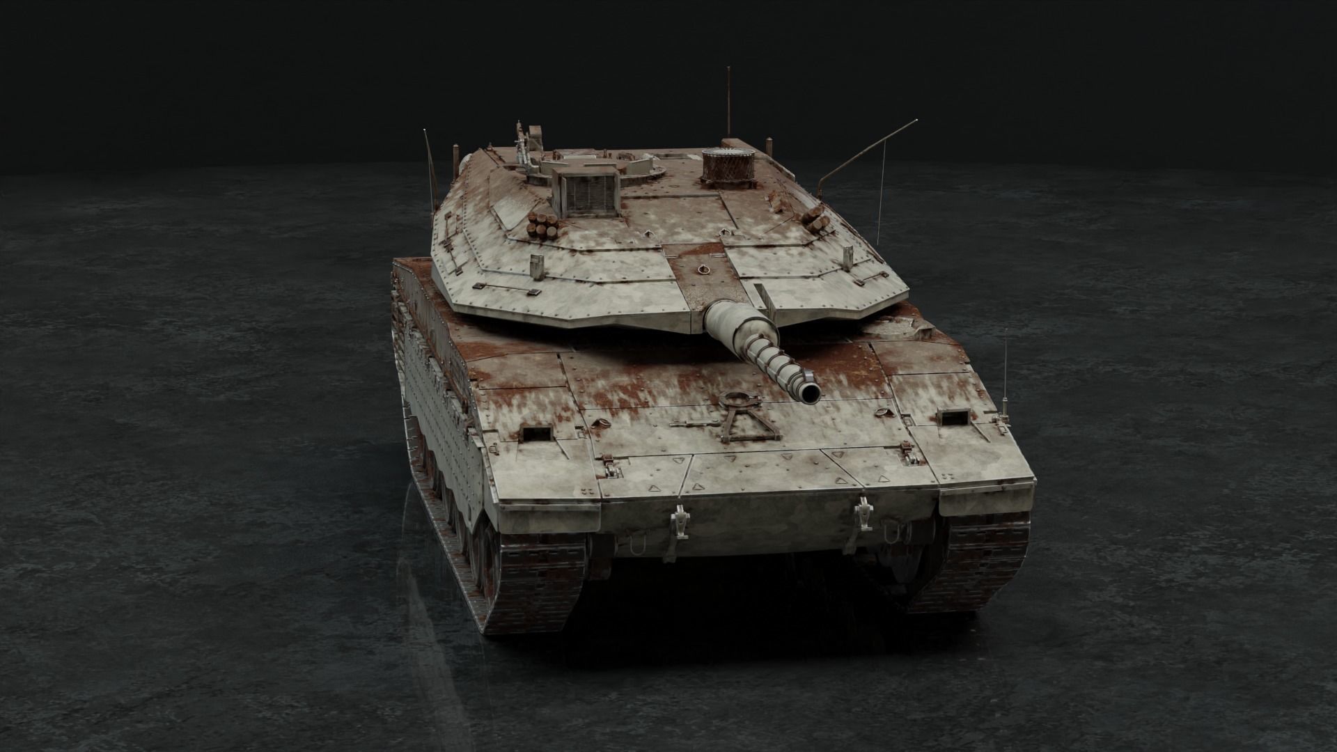 Merkava Mk IV - Battle Tank 3D model_13