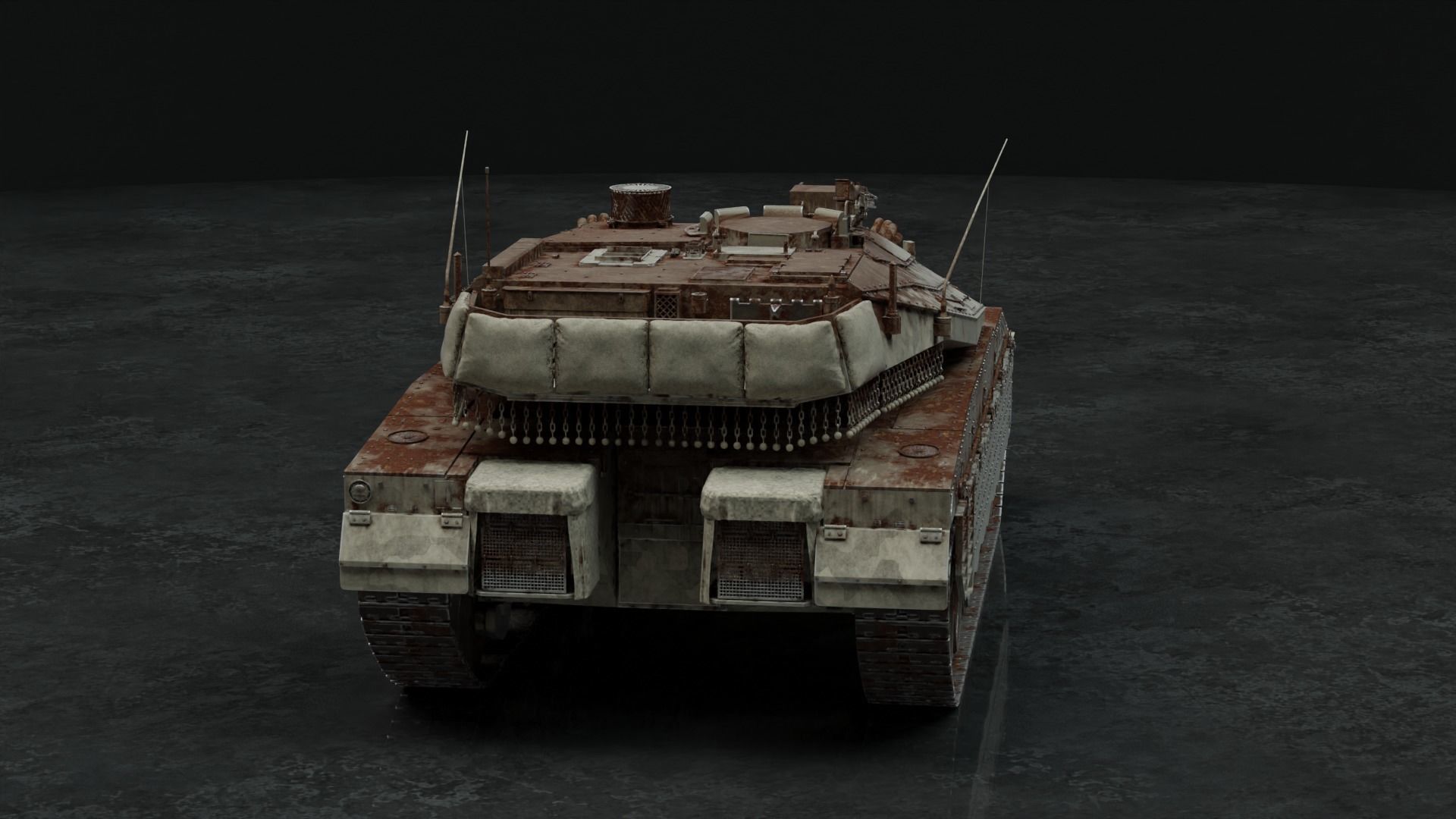 Merkava Mk IV - Battle Tank 3D model_24