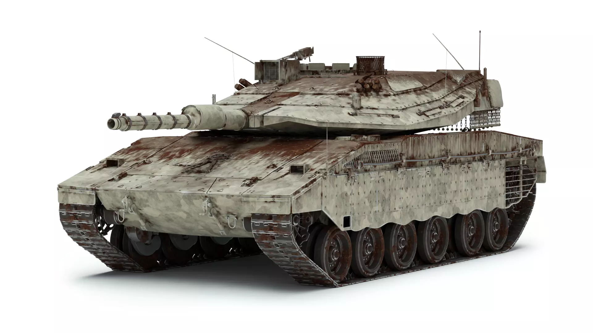 Merkava Mk IV - Battle Tank 3D model_0