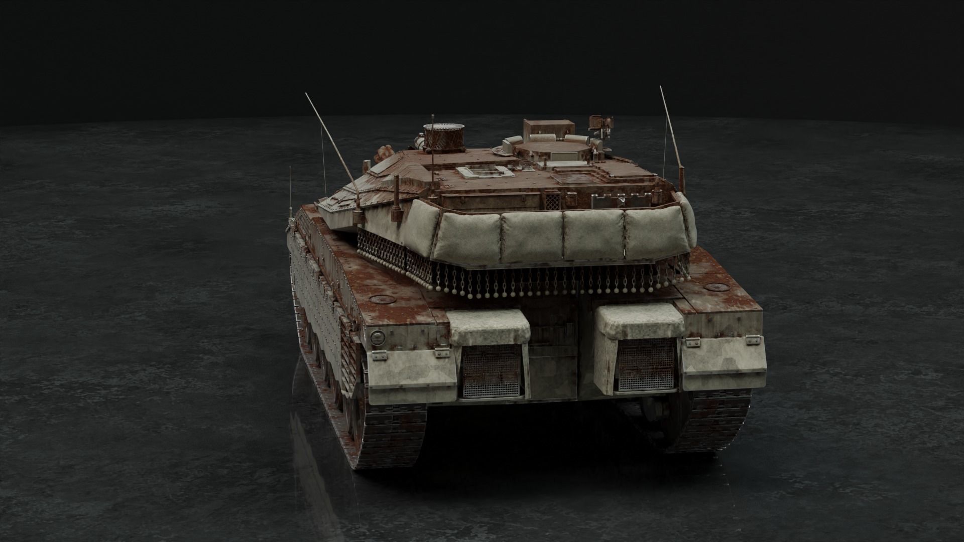 Merkava Mk IV - Battle Tank 3D model_23