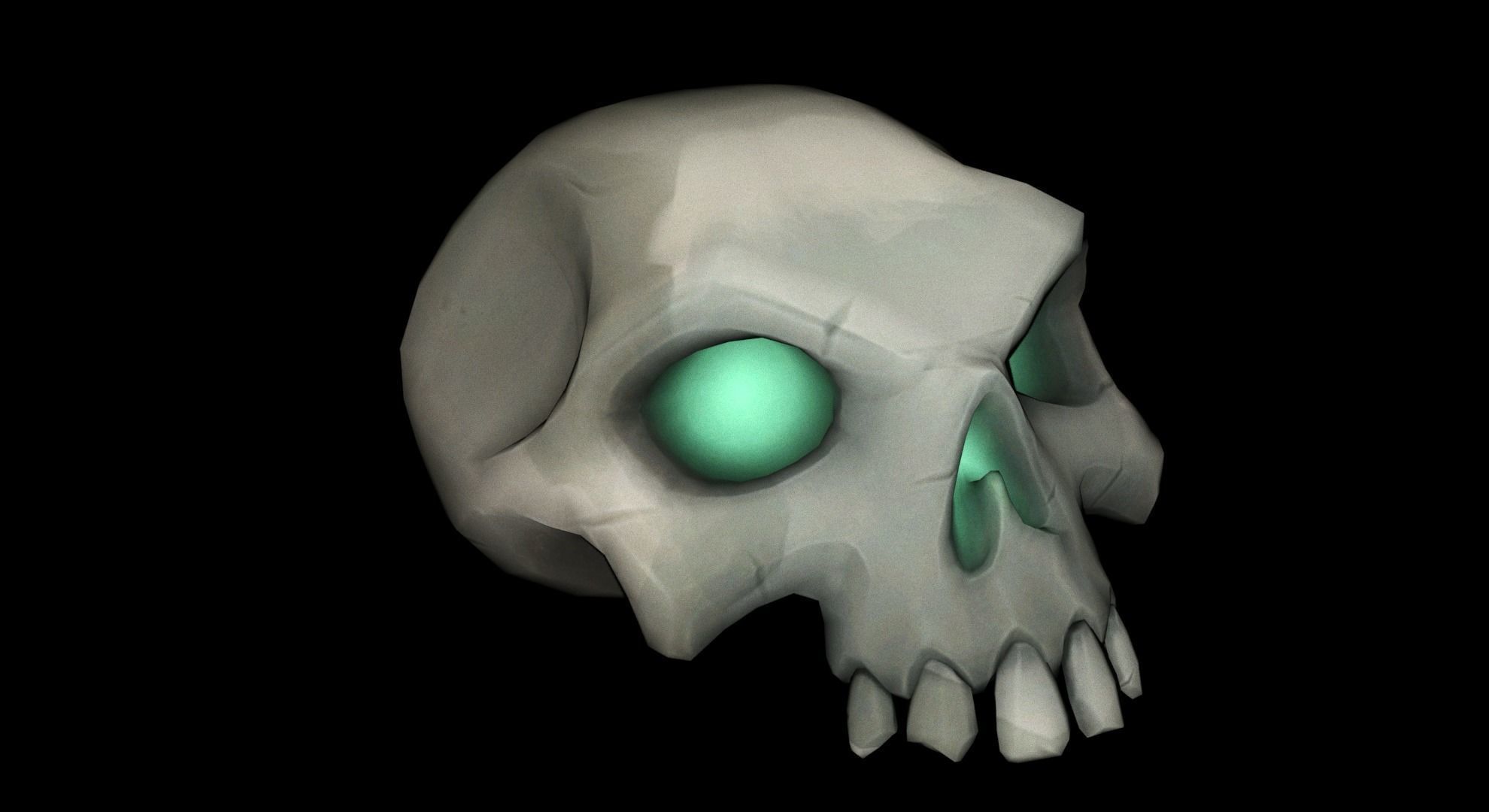 Sea of Thieves Foul Bounty Skull Remodeled free 3D model CGTrader