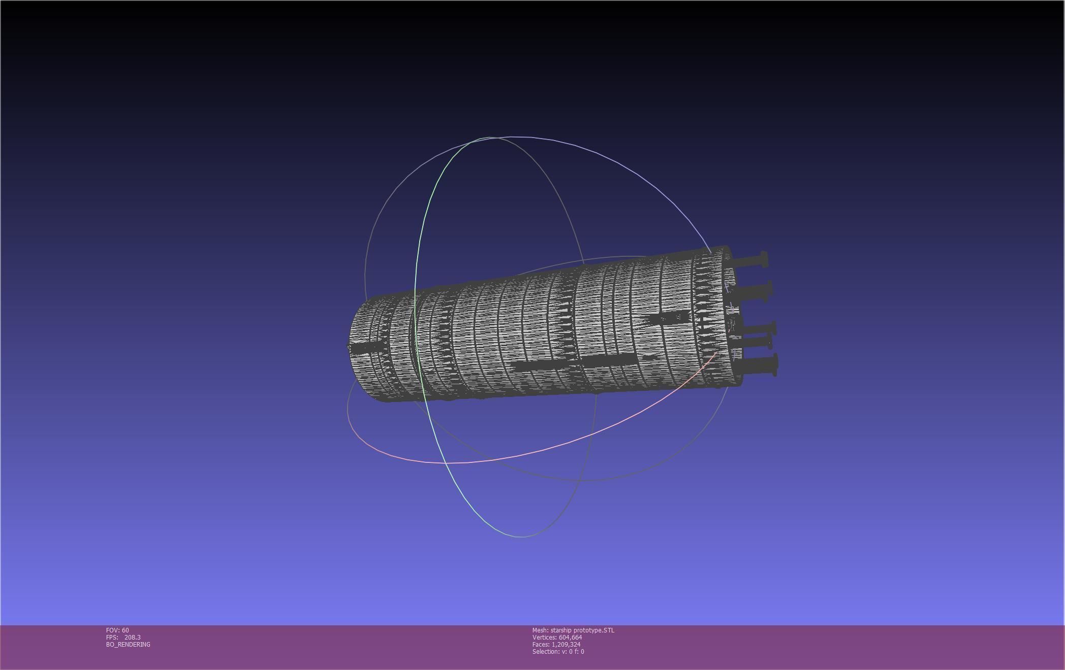 Space X Starship Experimental Prototypes Rough Printable Model 3D print model_104