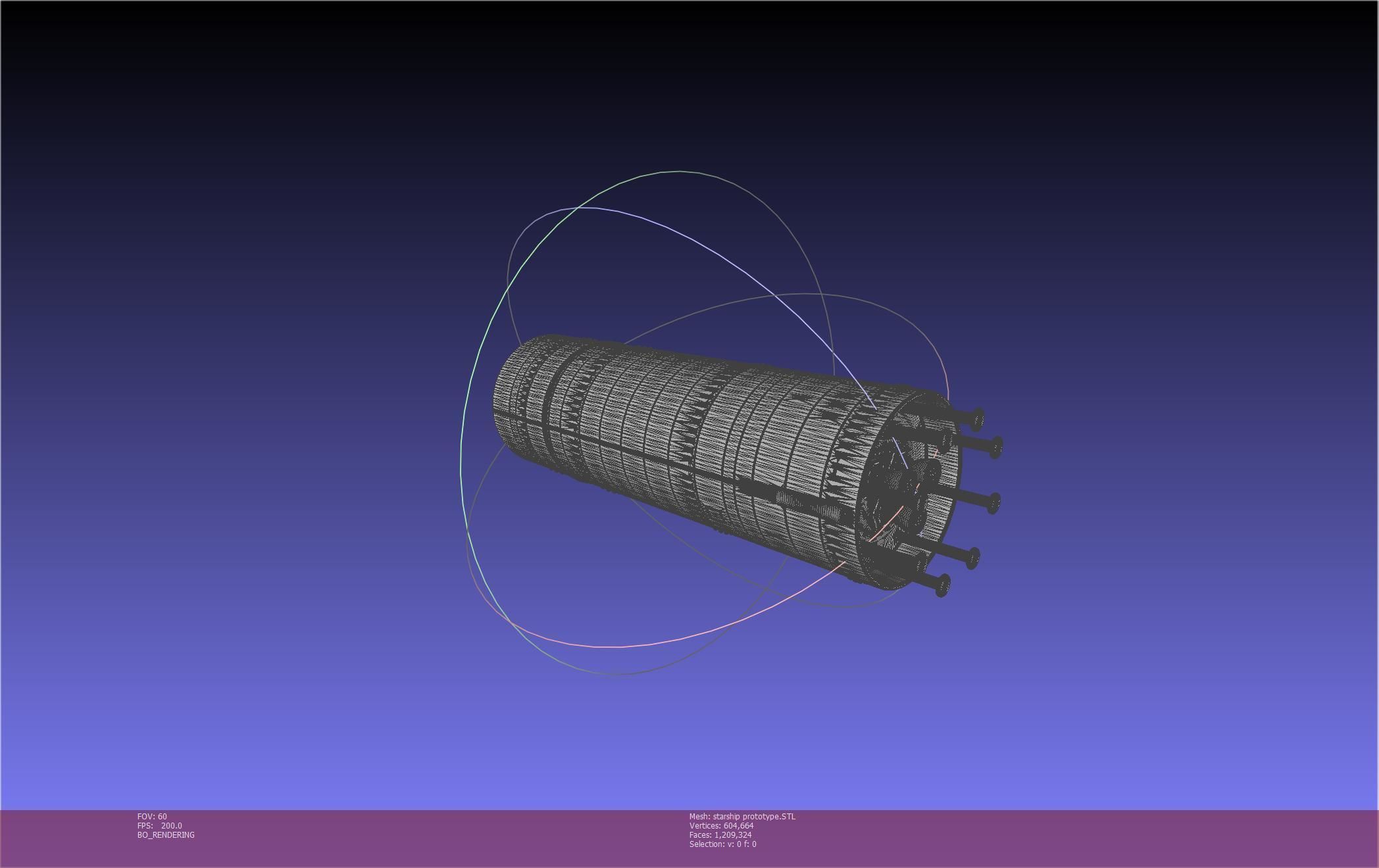 Space X Starship Experimental Prototypes Rough Printable Model 3D print model_90