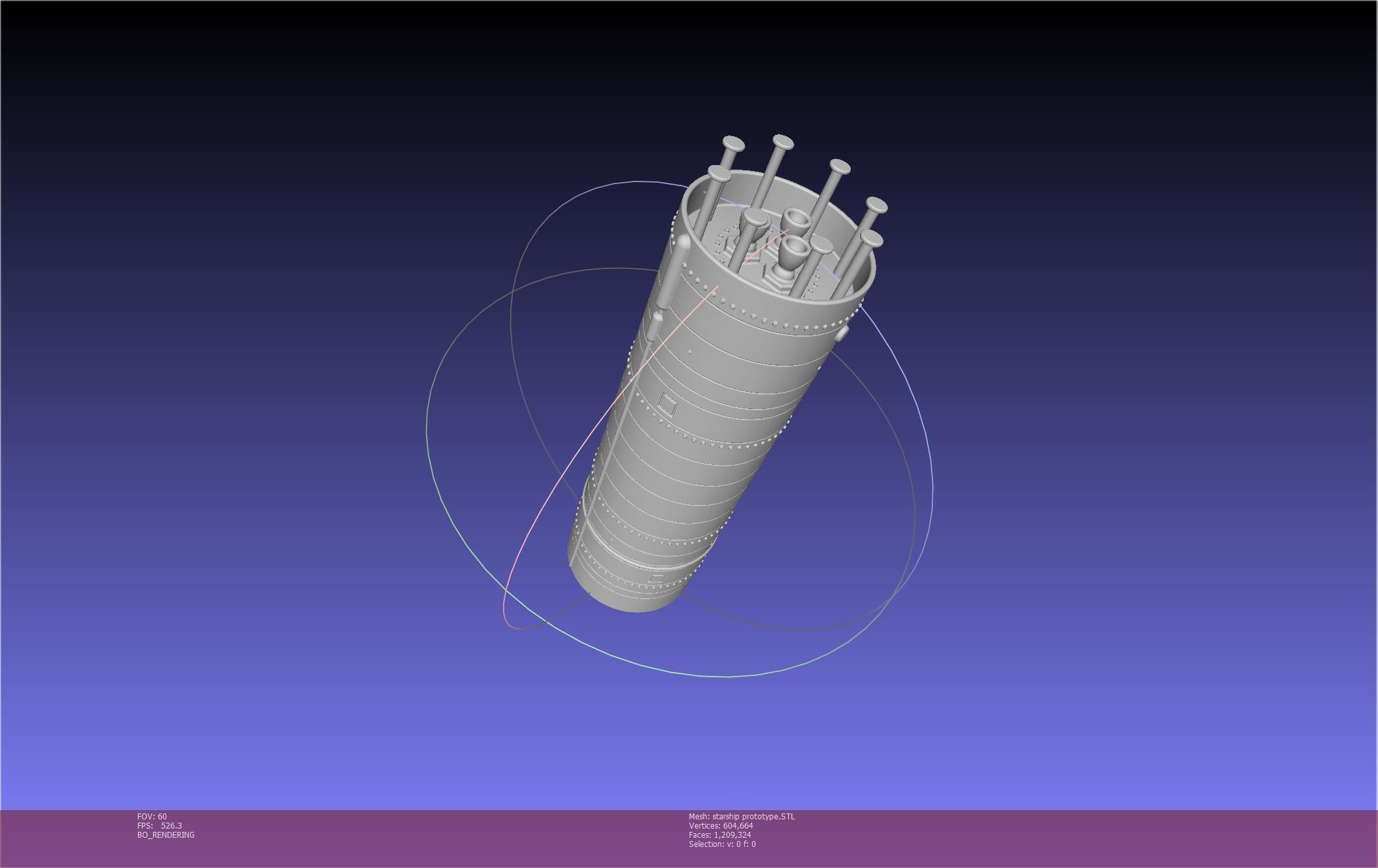 Space X Starship Experimental Prototypes Rough Printable Model 3D print model_31