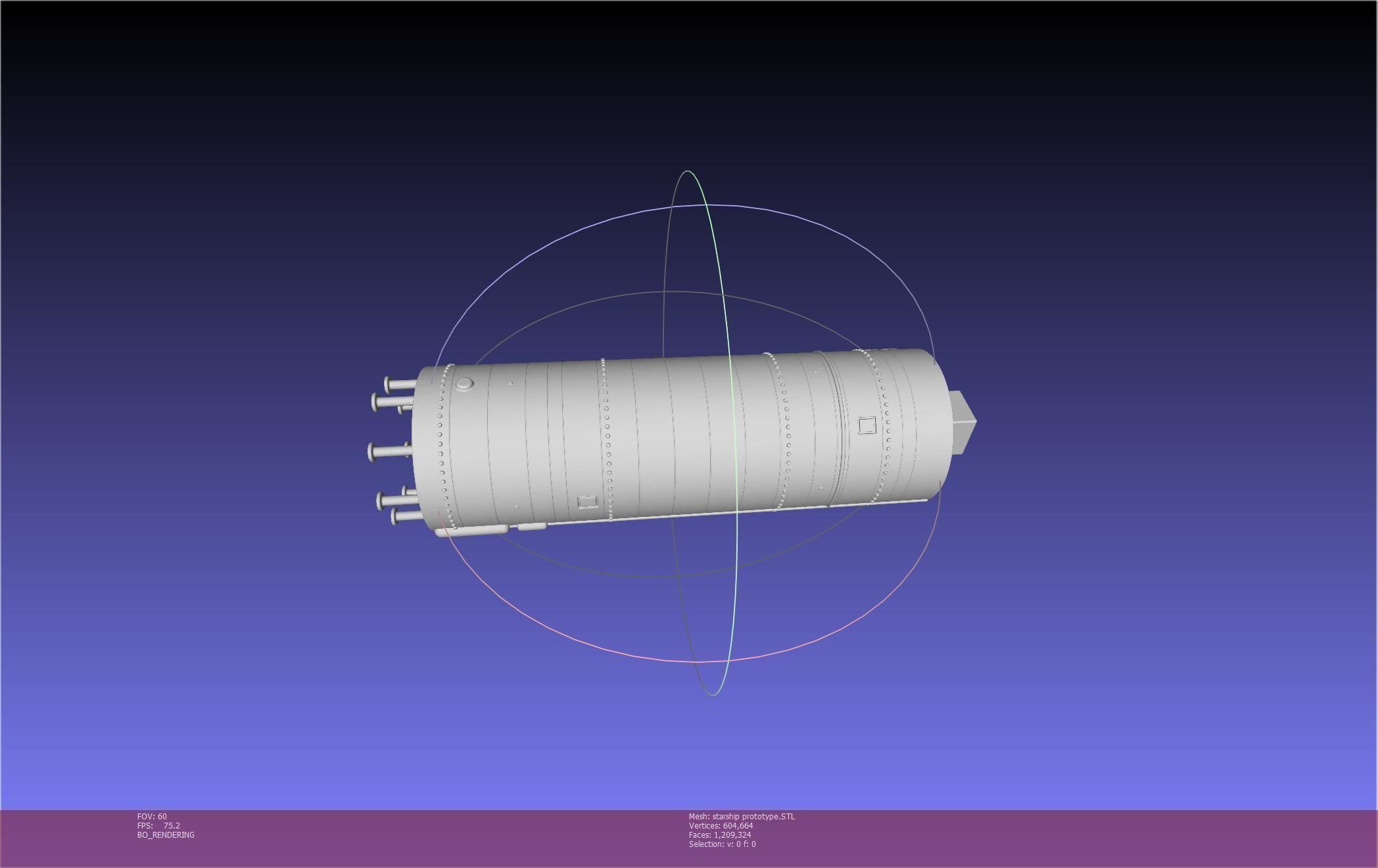 Space X Starship Experimental Prototypes Rough Printable Model 3D print model_7