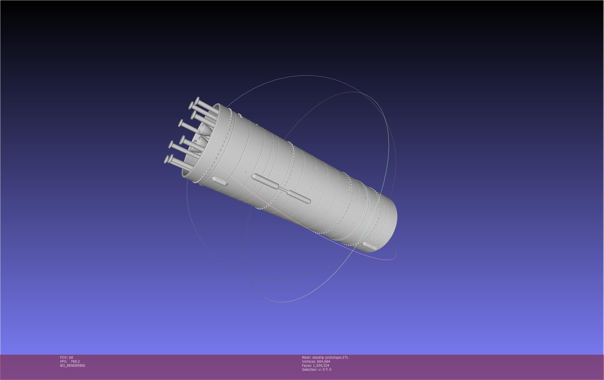 Space X Starship Experimental Prototypes Rough Printable Model 3D print model_65