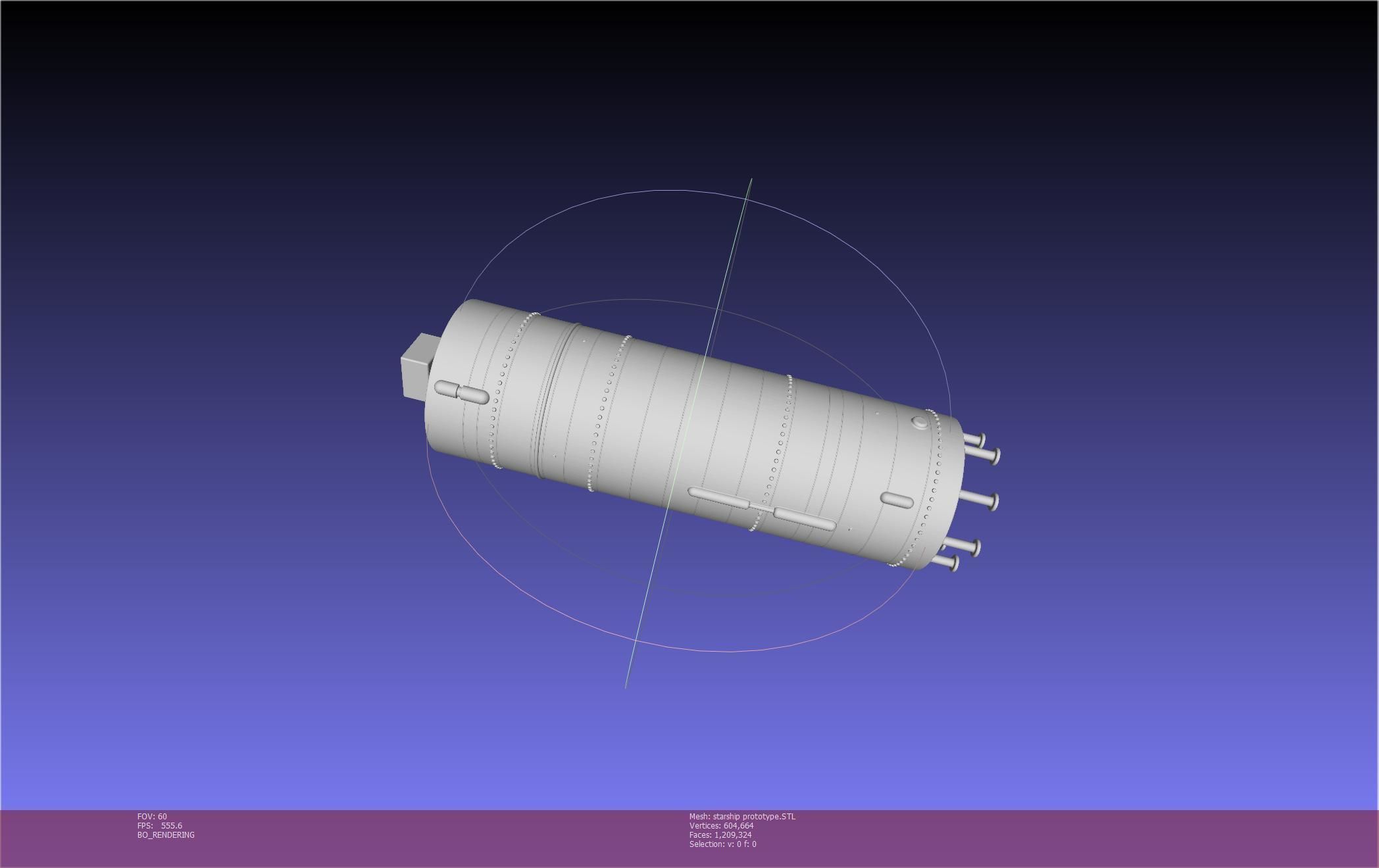 Space X Starship Experimental Prototypes Rough Printable Model 3D print model_40