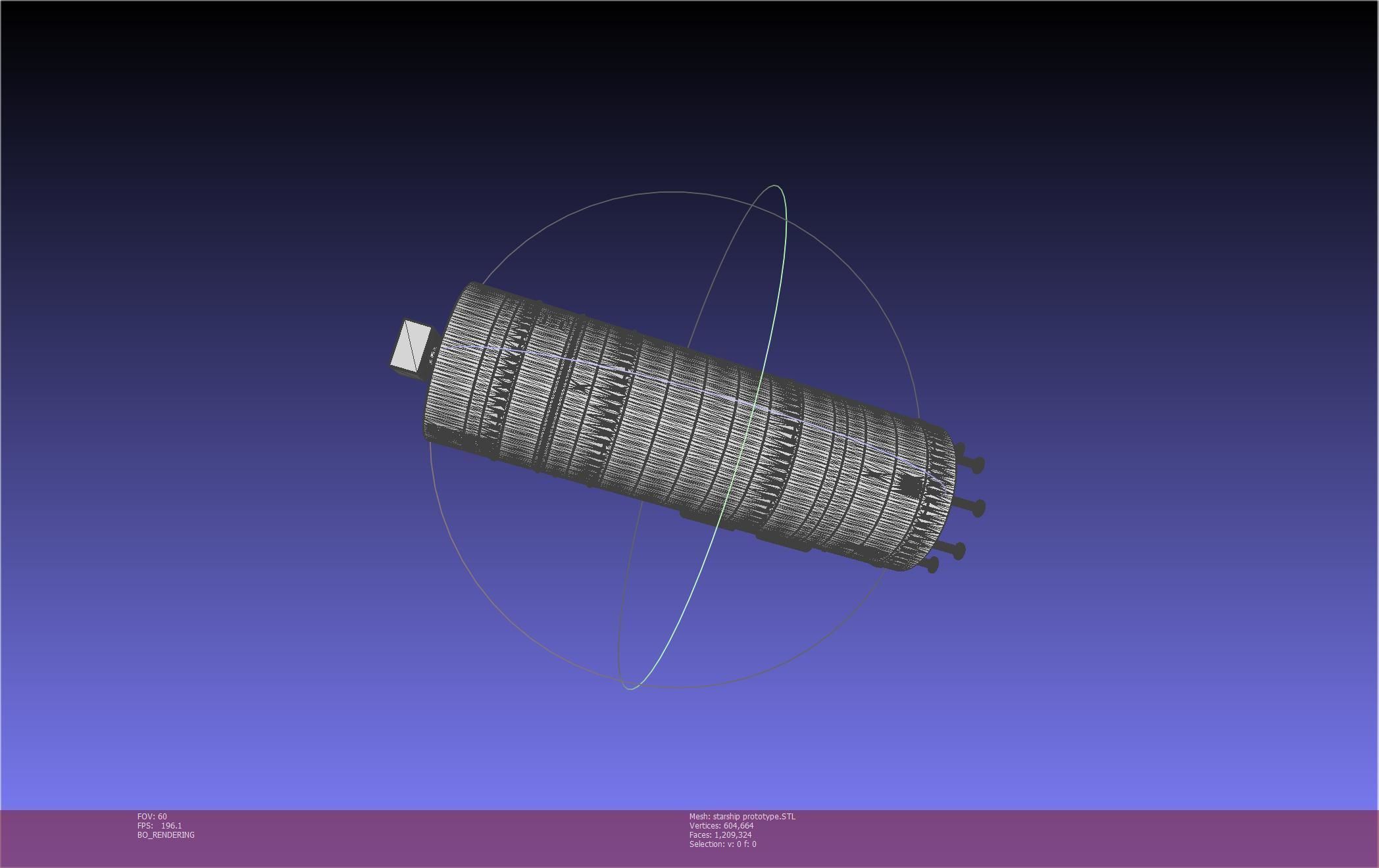Space X Starship Experimental Prototypes Rough Printable Model 3D print model_75