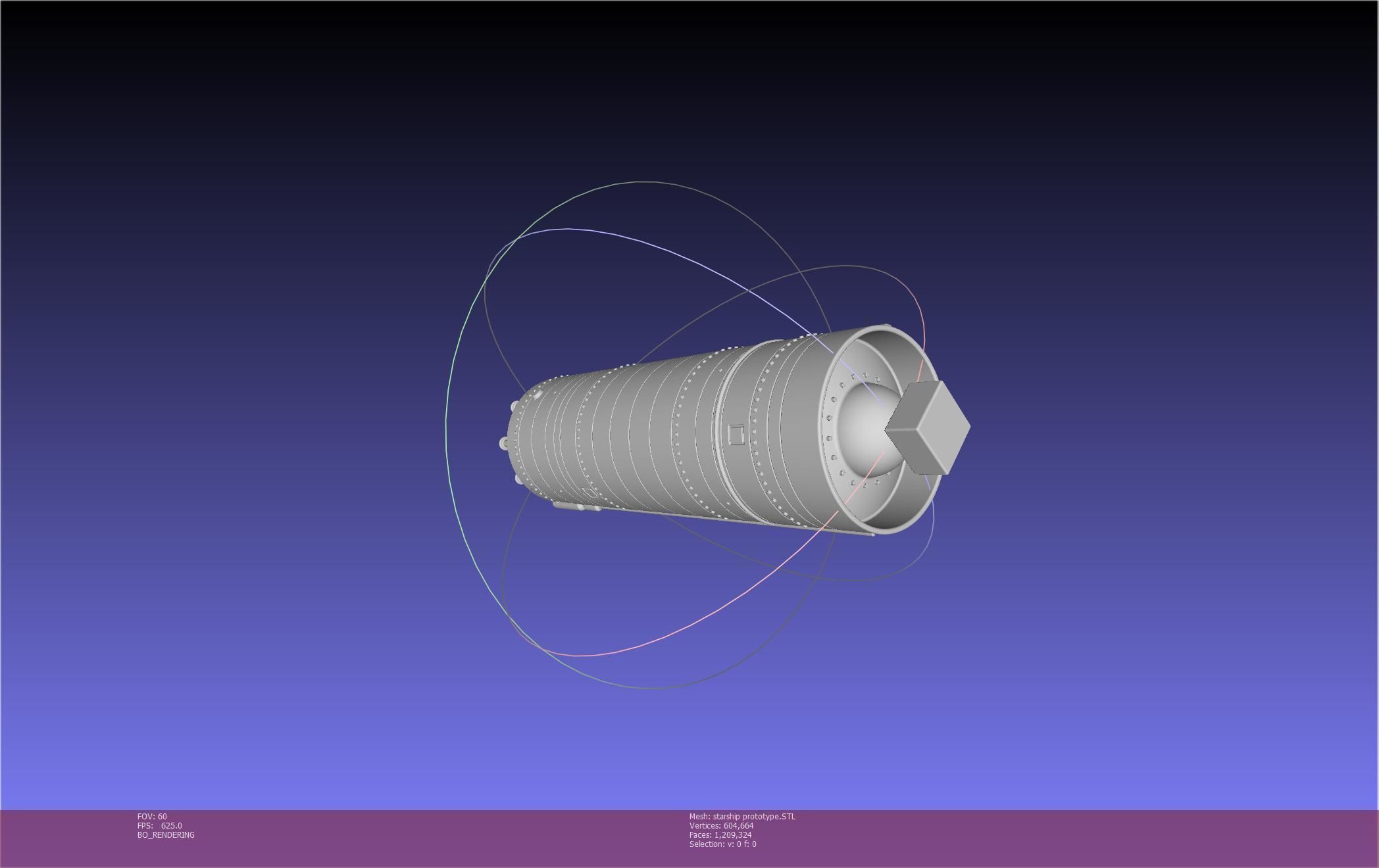 Space X Starship Experimental Prototypes Rough Printable Model 3D print model_61