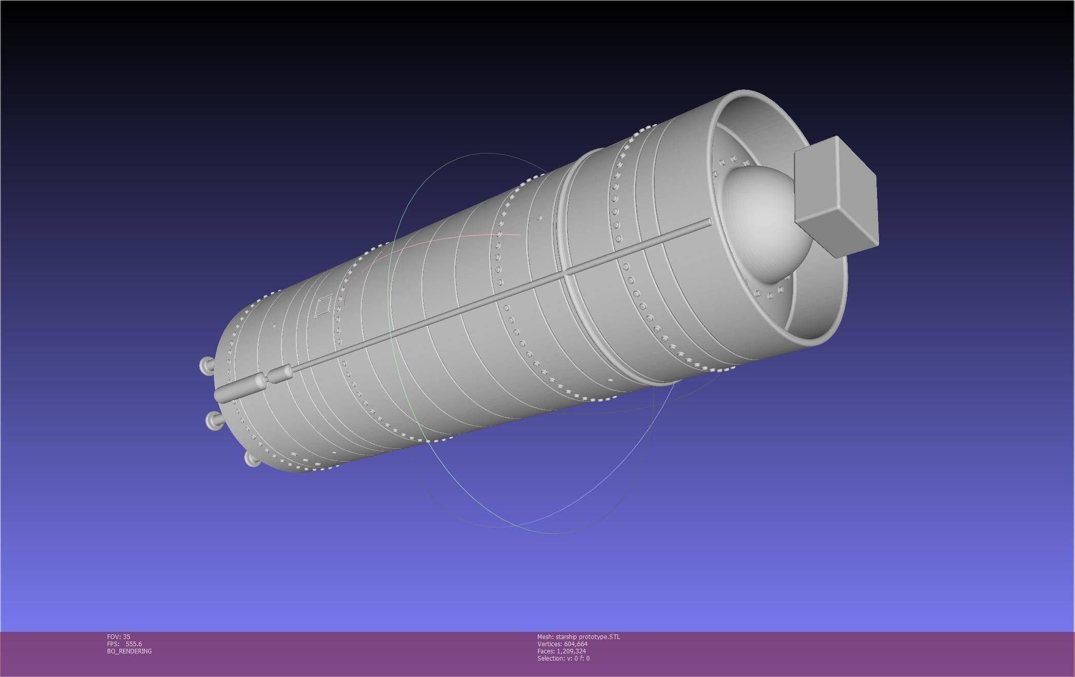 Space X Starship Experimental Prototypes Rough Printable Model 3D print model_142