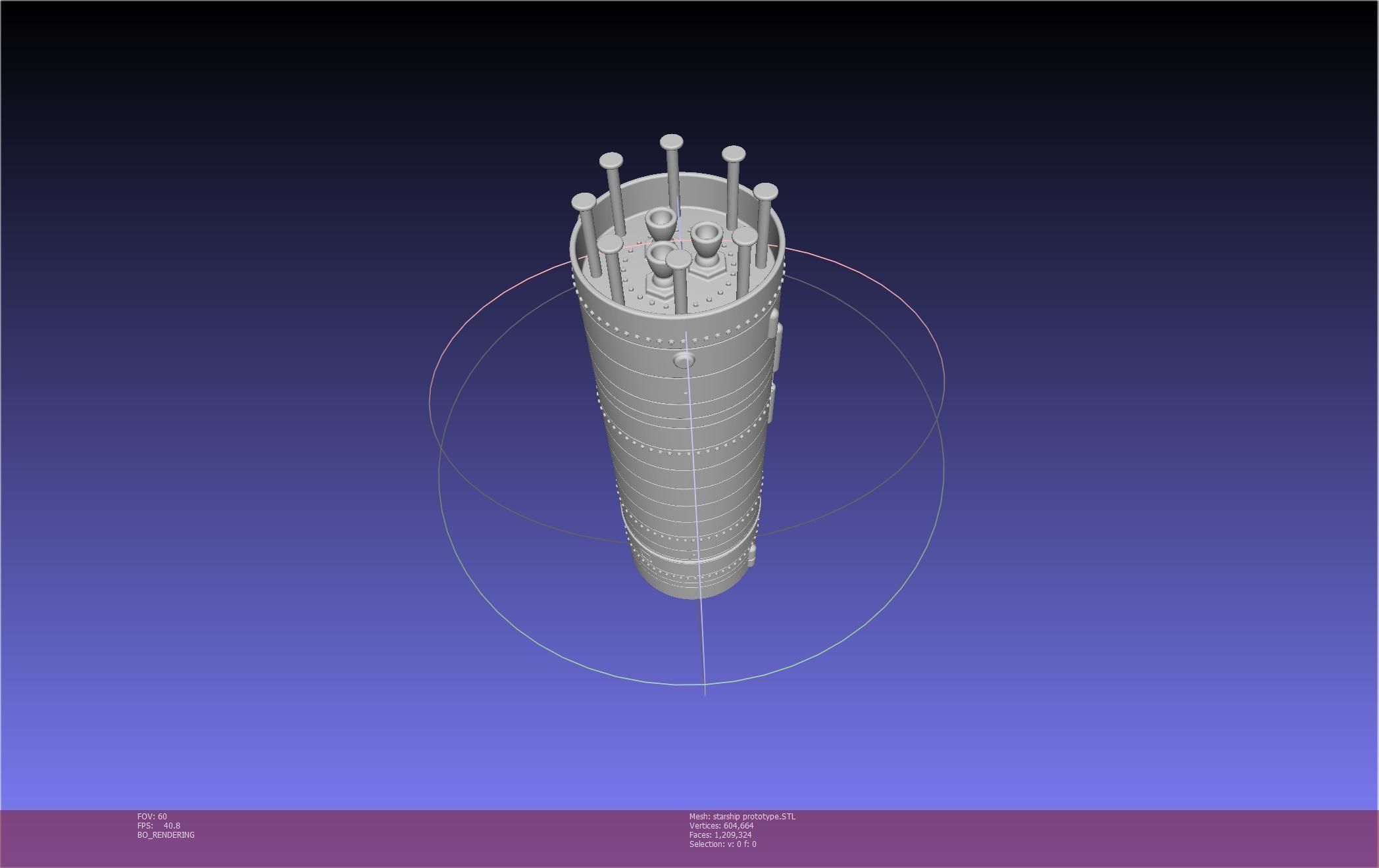 Space X Starship Experimental Prototypes Rough Printable Model 3D print model_32