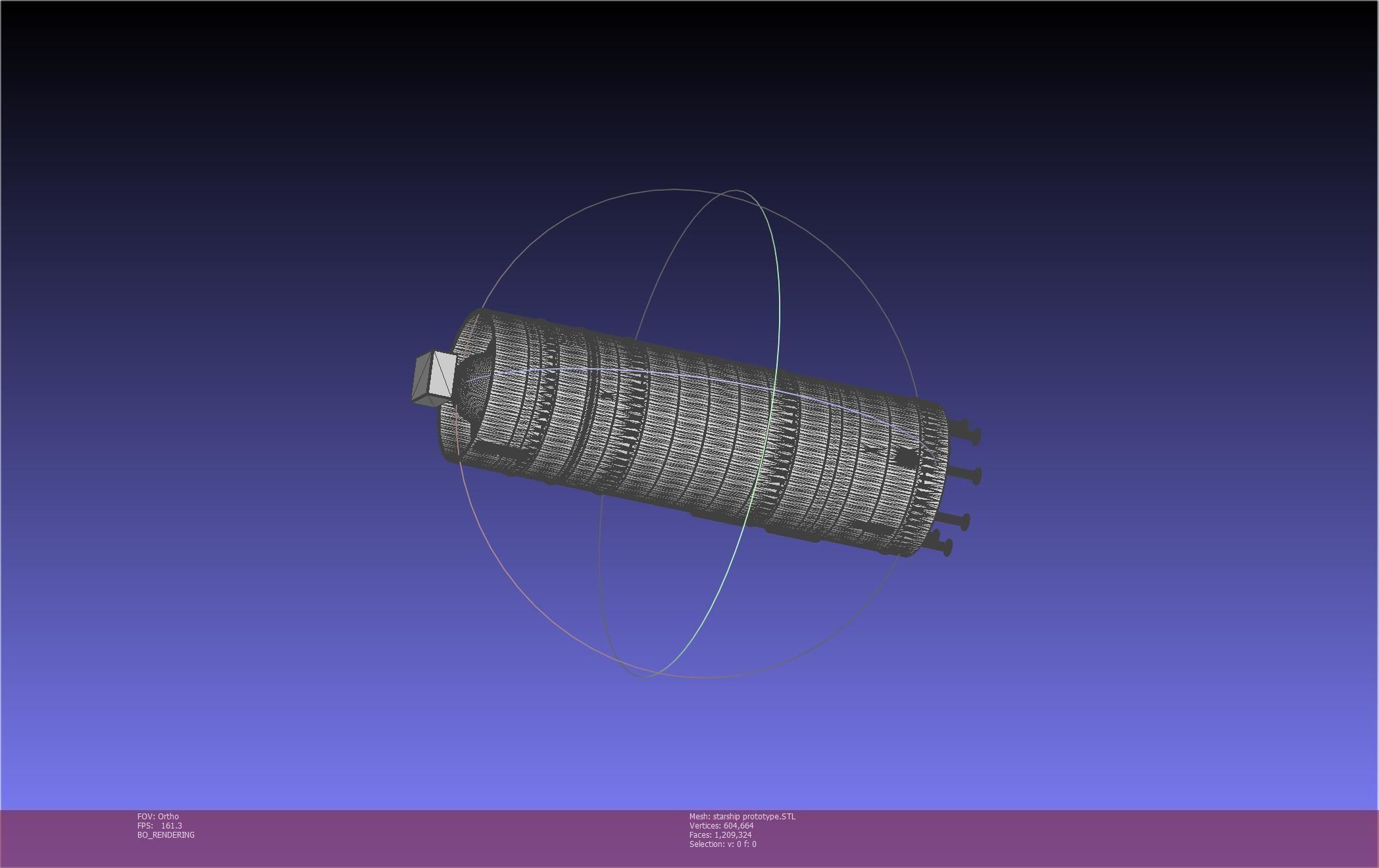 Space X Starship Experimental Prototypes Rough Printable Model 3D print model_117