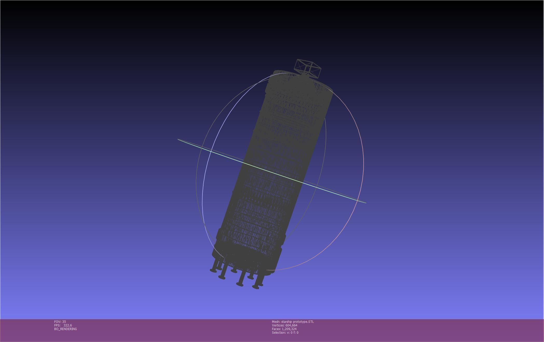 Space X Starship Experimental Prototypes Rough Printable Model 3D print model_118