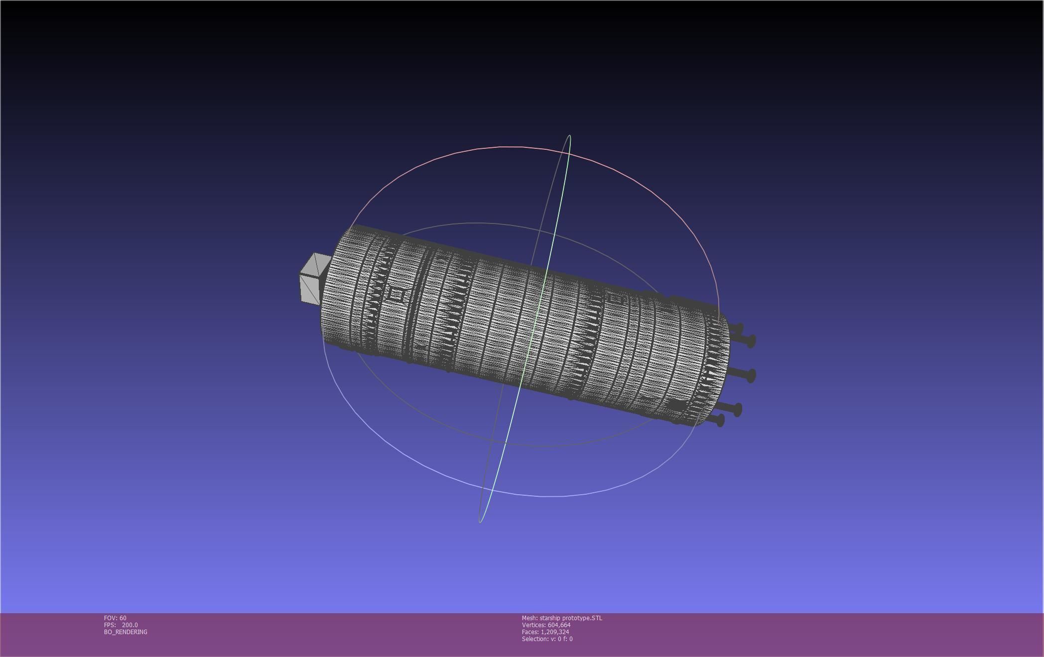 Space X Starship Experimental Prototypes Rough Printable Model 3D print model_73