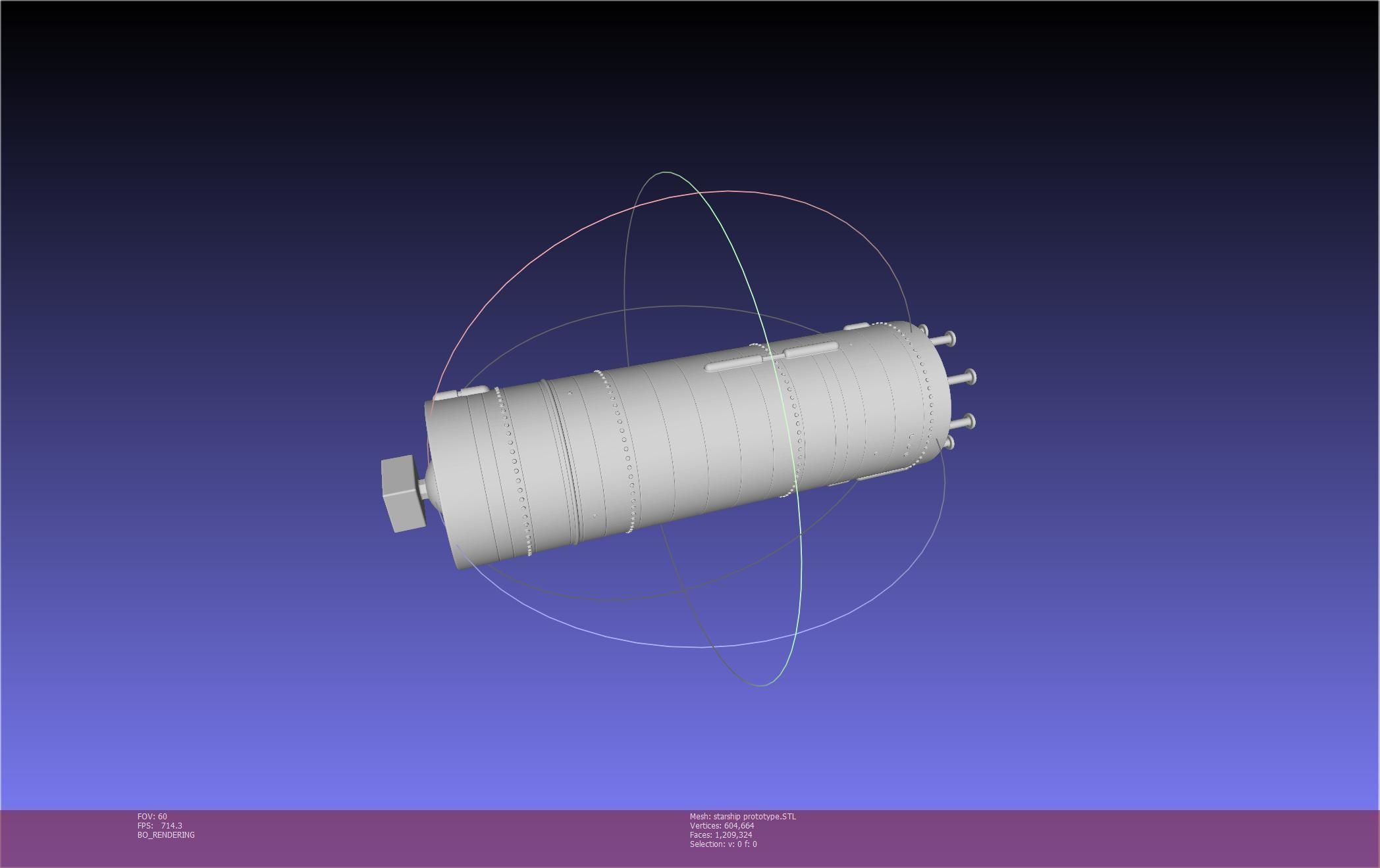 Space X Starship Experimental Prototypes Rough Printable Model 3D print model_48