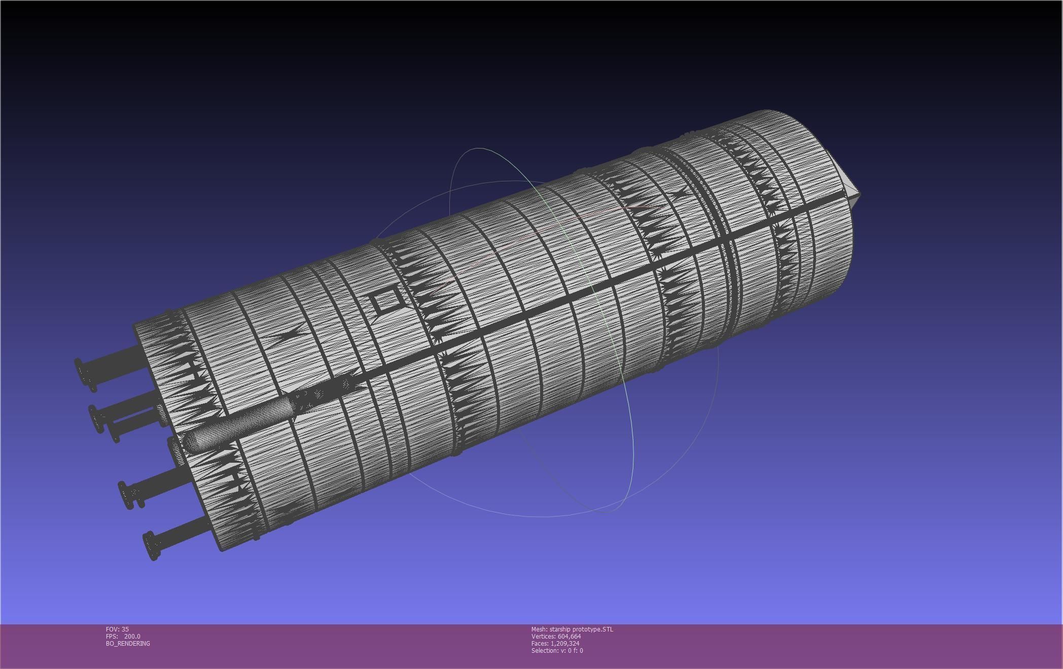 Space X Starship Experimental Prototypes Rough Printable Model 3D print model_144