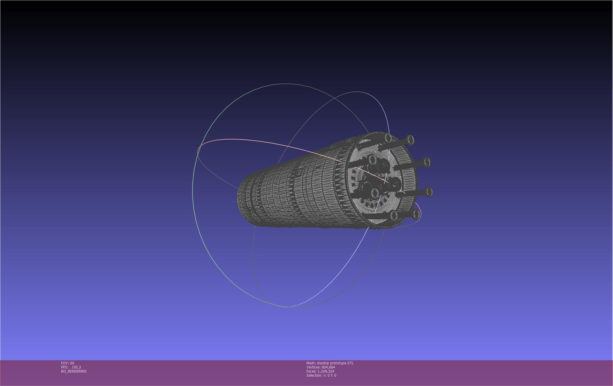 Space X Starship Experimental Prototypes Rough Printable Model 3D print model_102