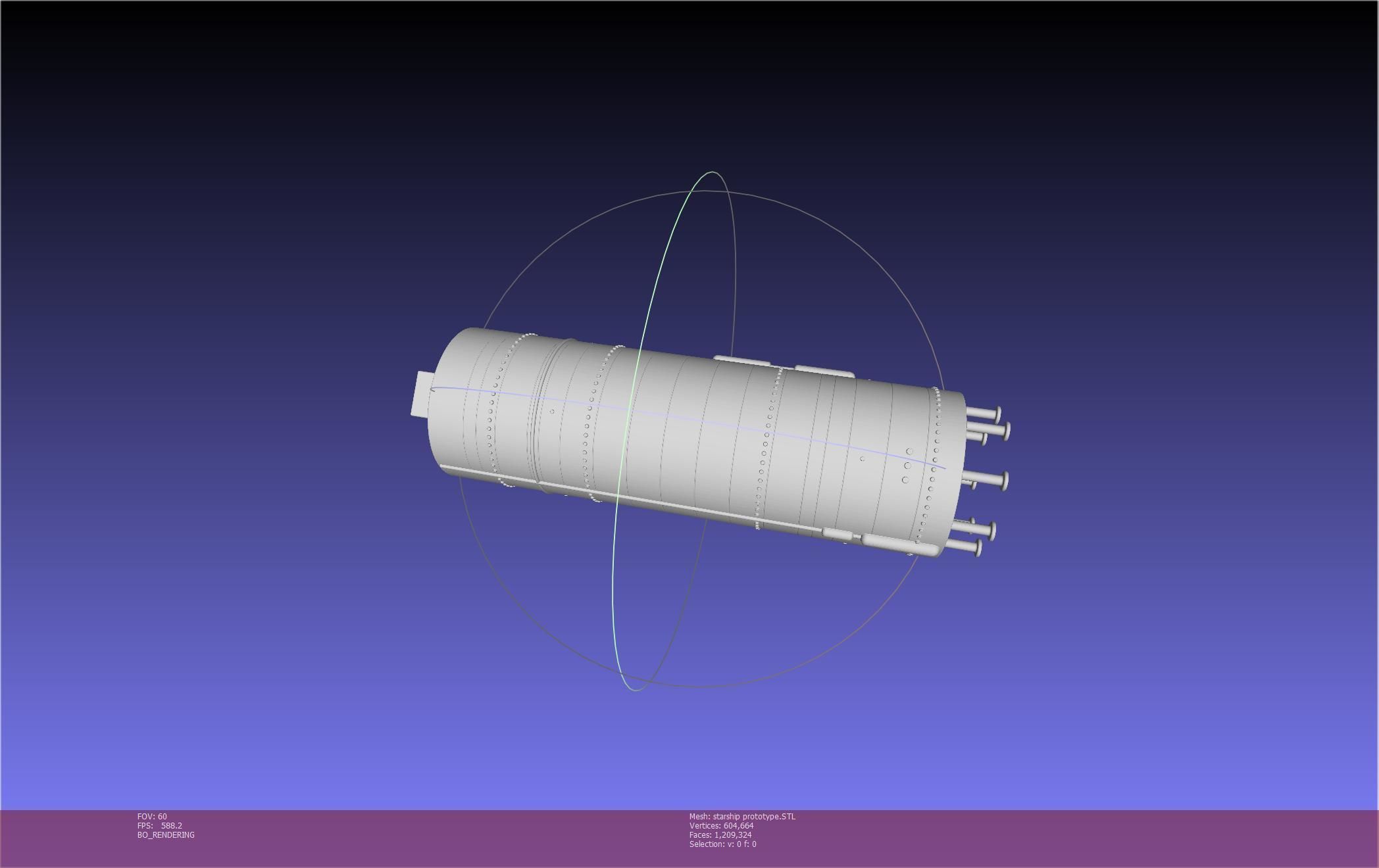 Space X Starship Experimental Prototypes Rough Printable Model 3D print model_50