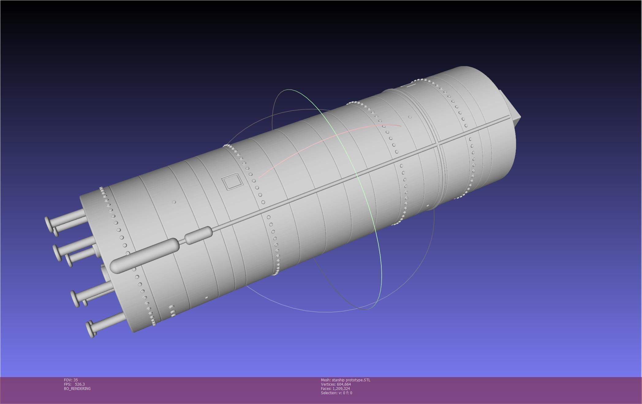 Space X Starship Experimental Prototypes Rough Printable Model 3D print model_138