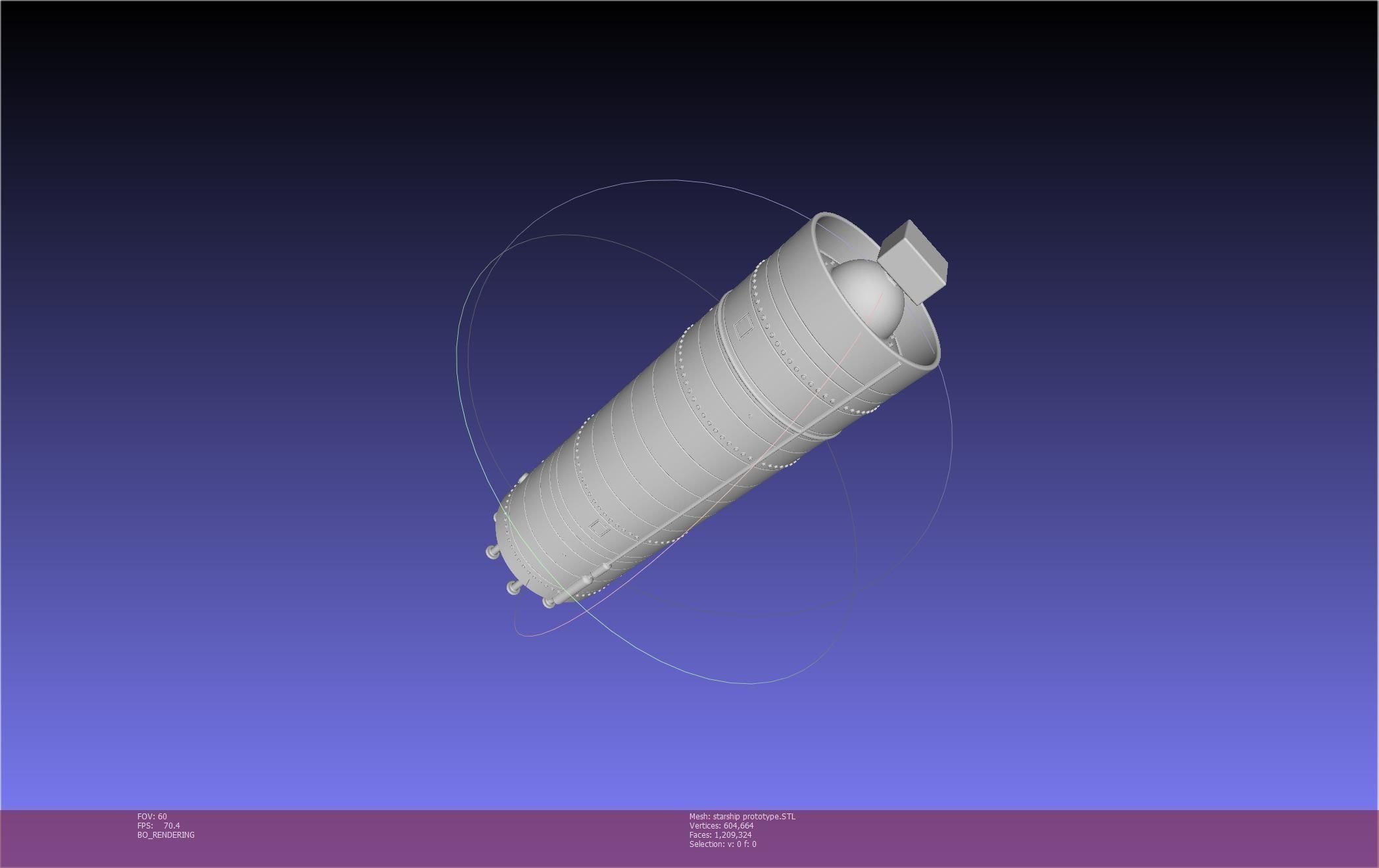 Space X Starship Experimental Prototypes Rough Printable Model 3D print model_5