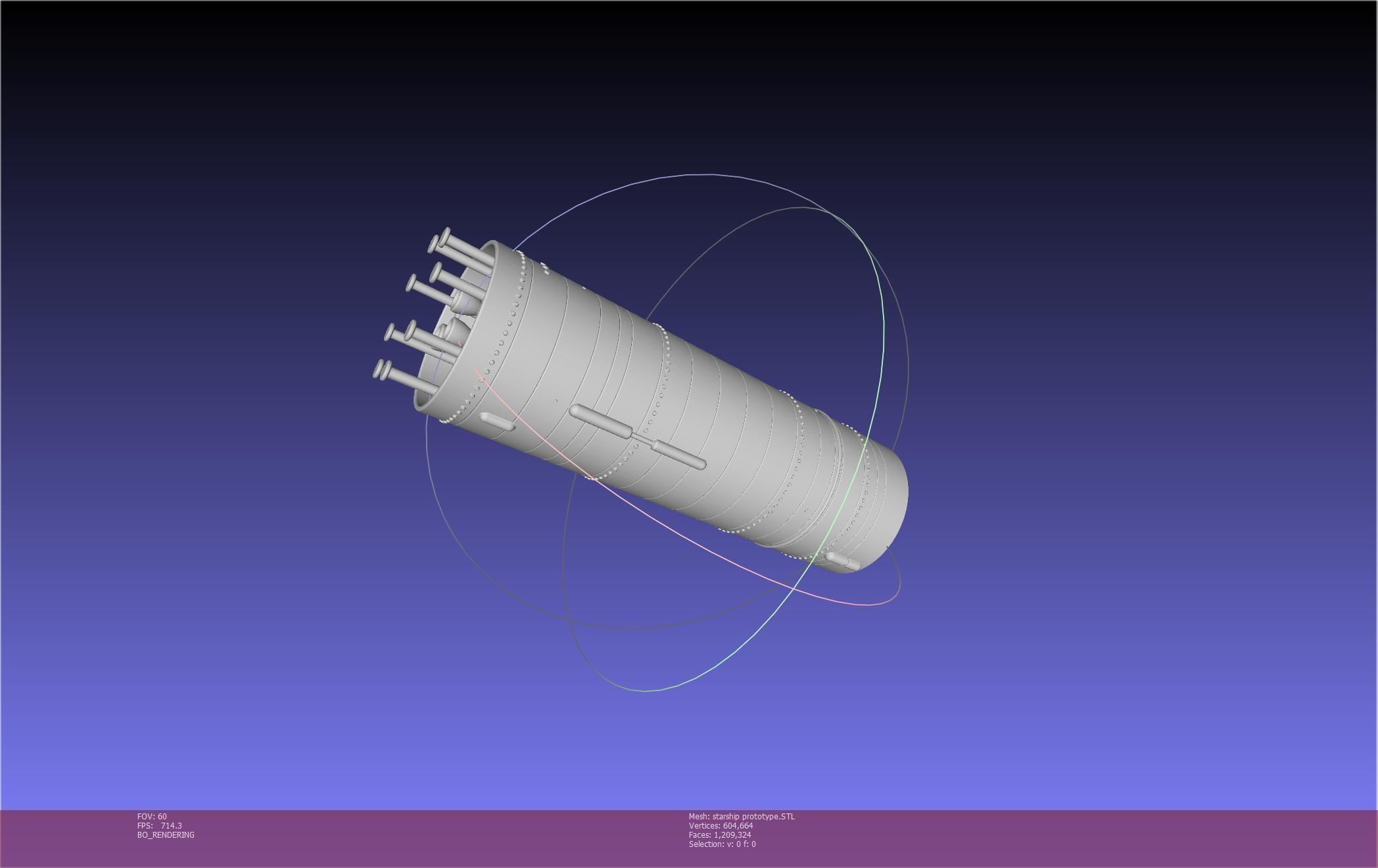 Space X Starship Experimental Prototypes Rough Printable Model 3D print model_69