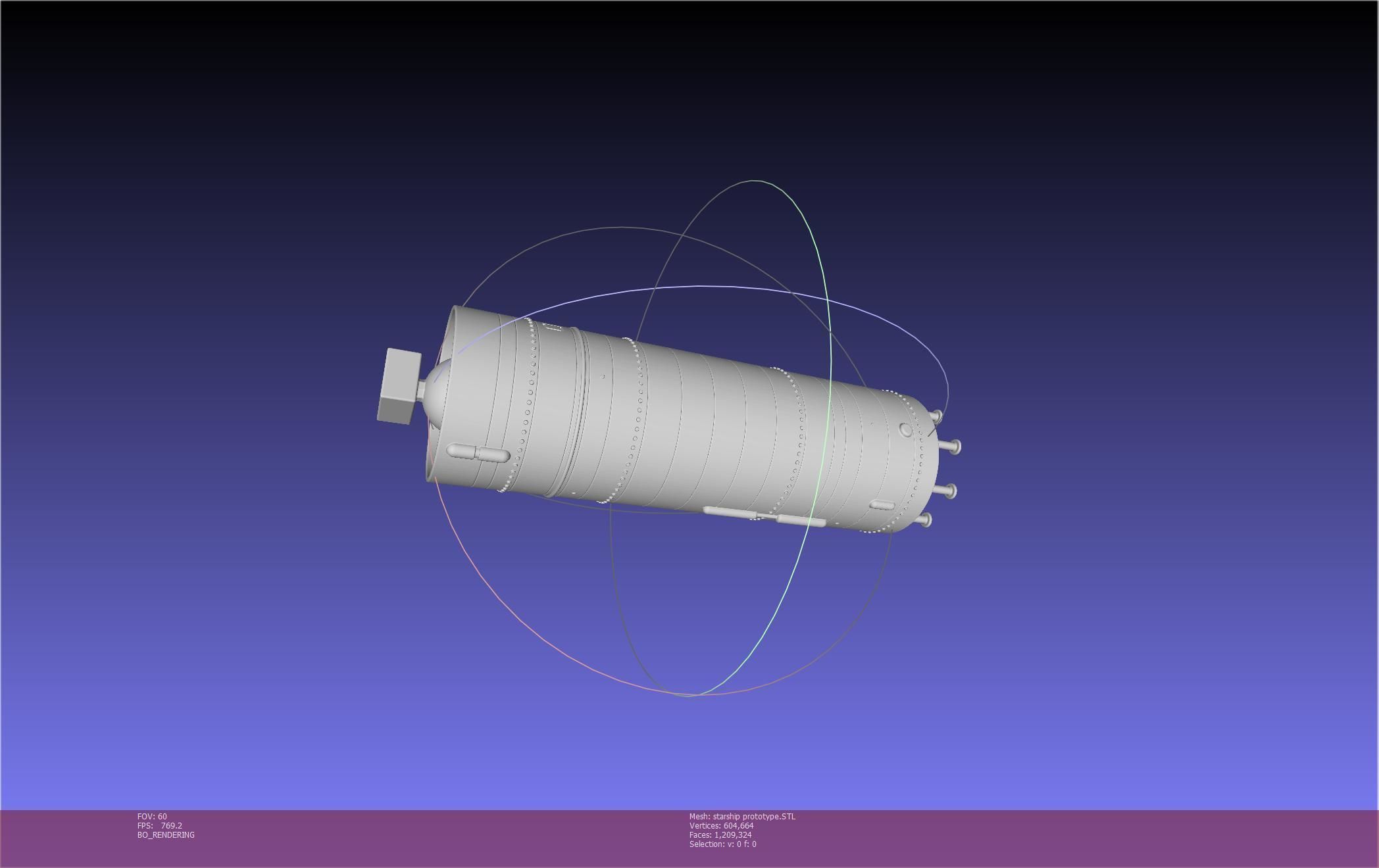 Space X Starship Experimental Prototypes Rough Printable Model 3D print model_71
