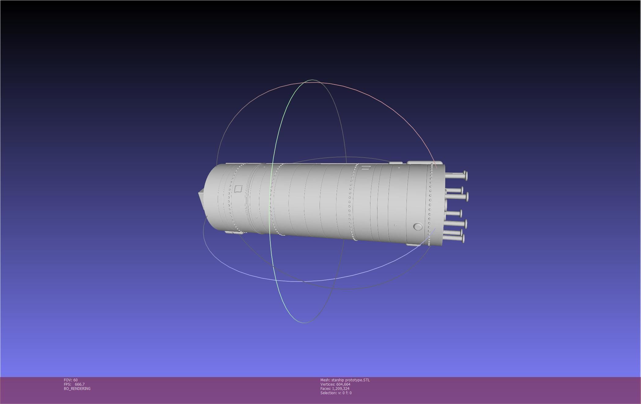 Space X Starship Experimental Prototypes Rough Printable Model 3D print model_70